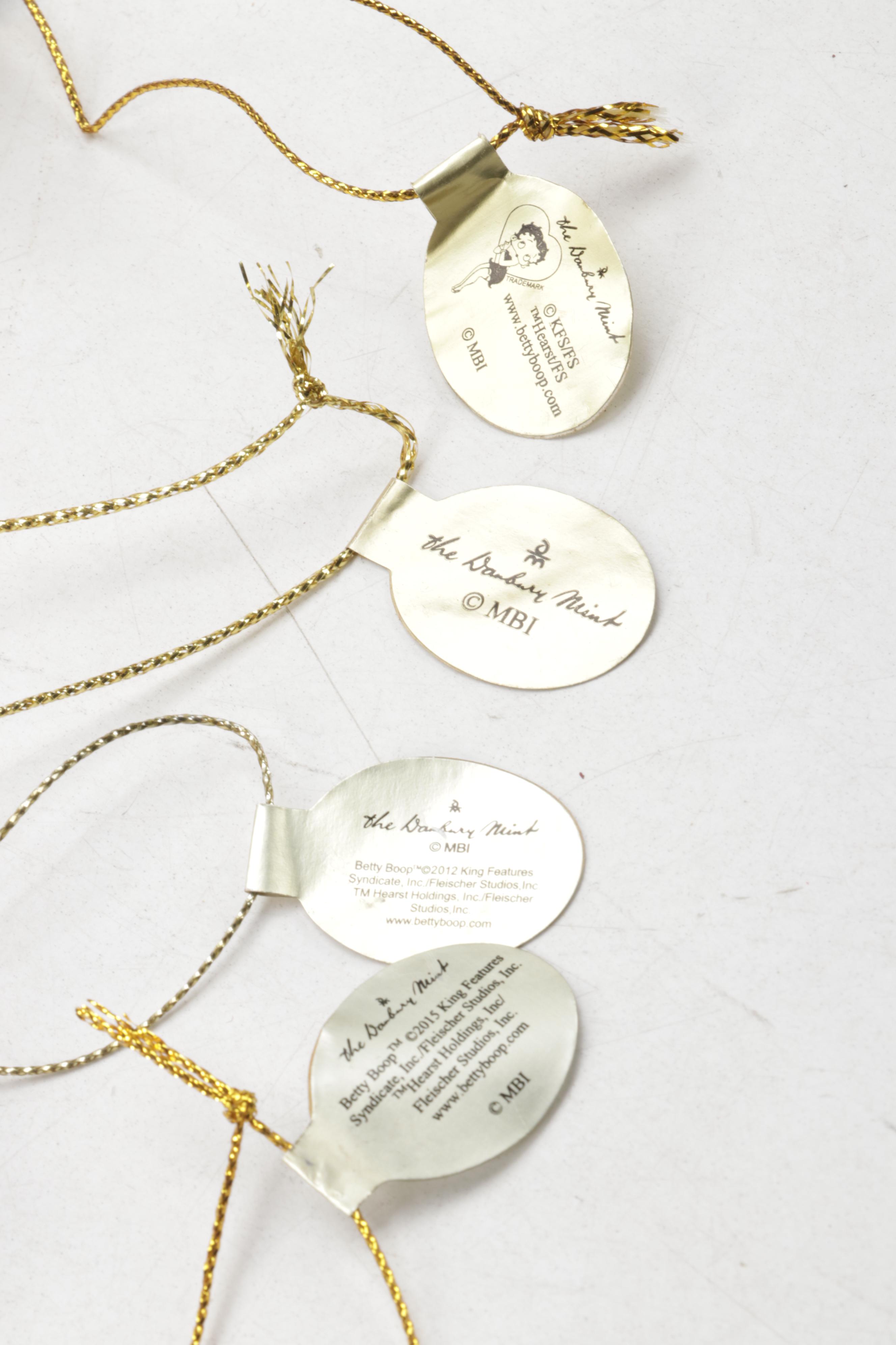 American Art Glass "Betty Boop" Sun Catchers and Other Ornaments