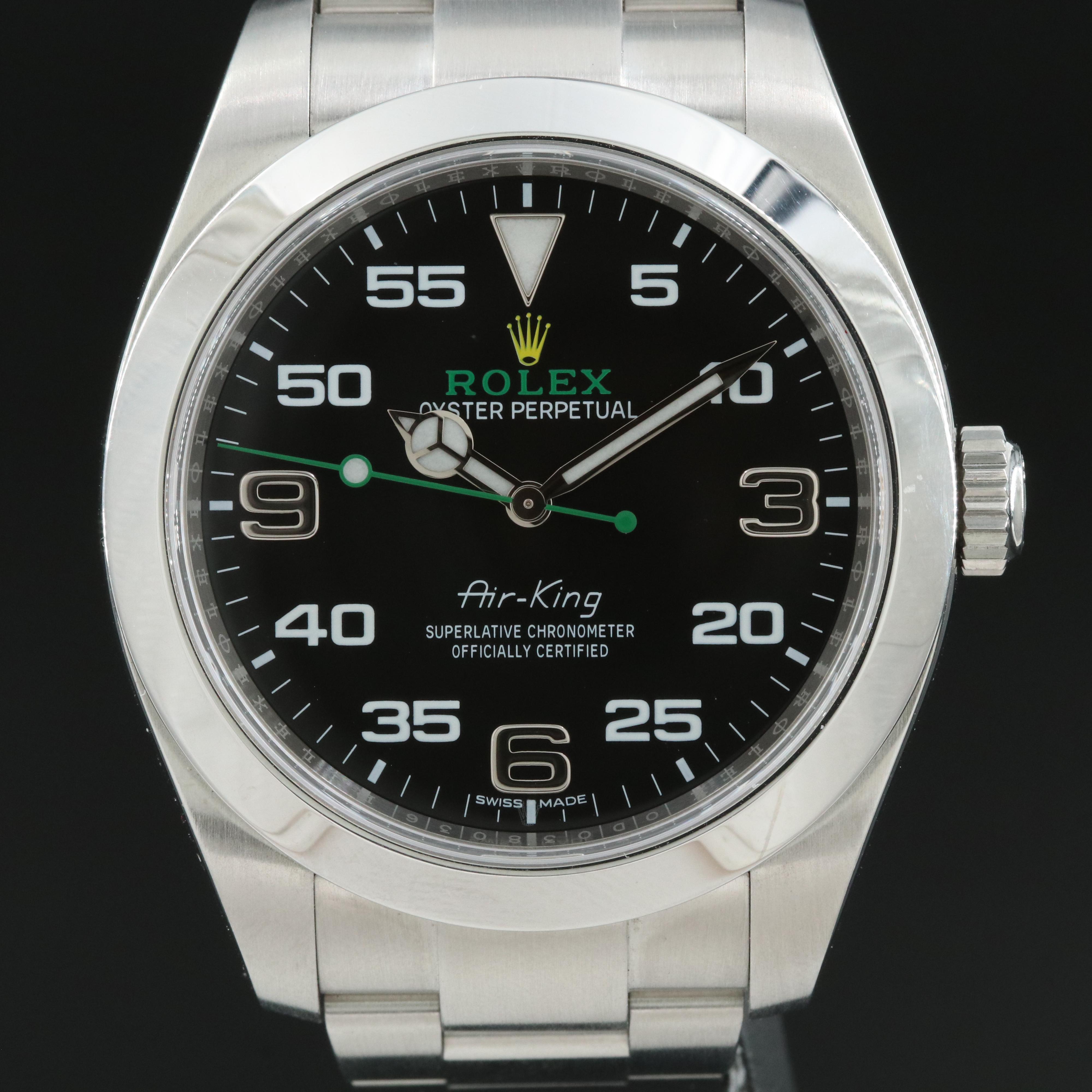 Rolex Oyster Perpetual Air-King Stainless Steel Automatic Watch