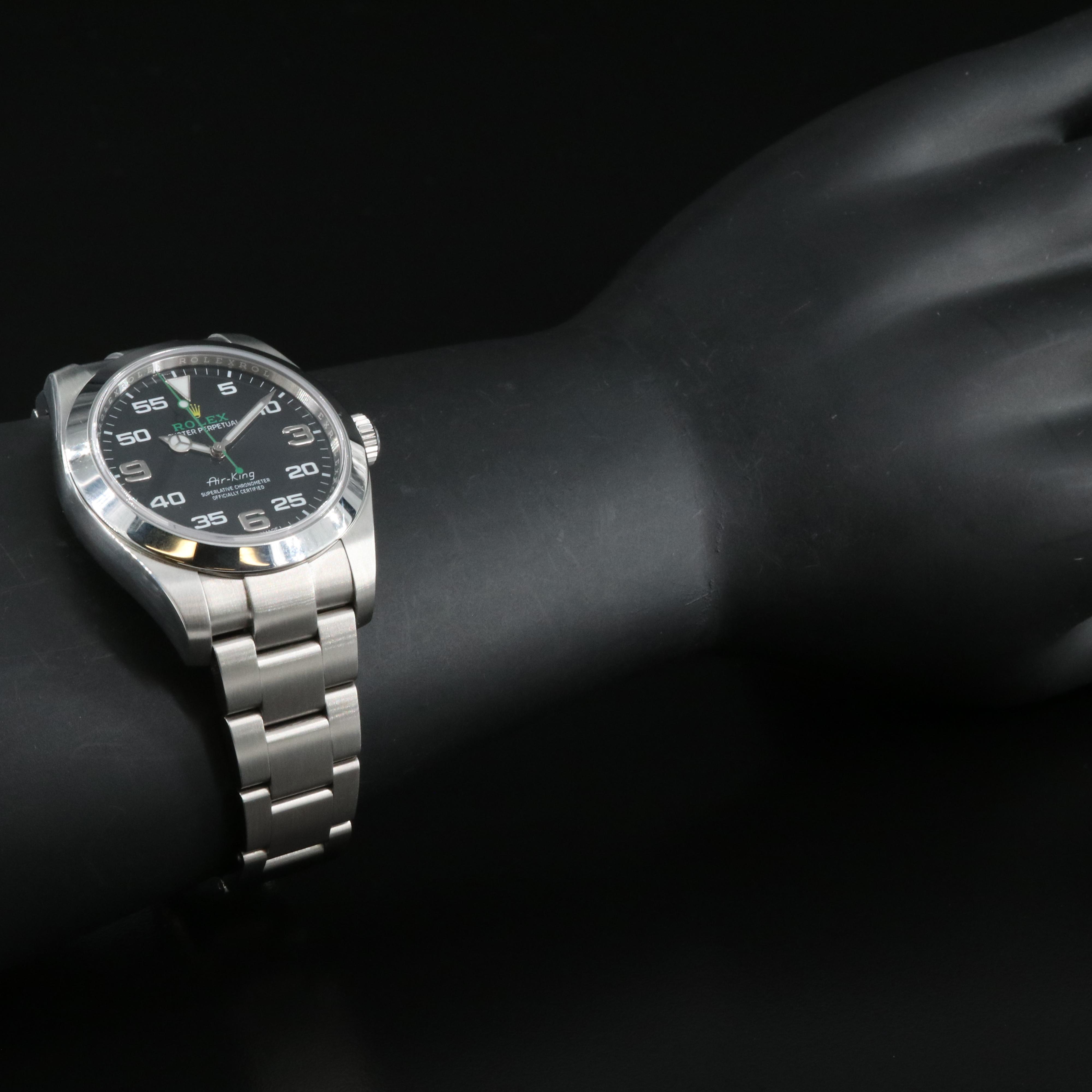 Rolex Oyster Perpetual Air-King Stainless Steel Automatic Watch