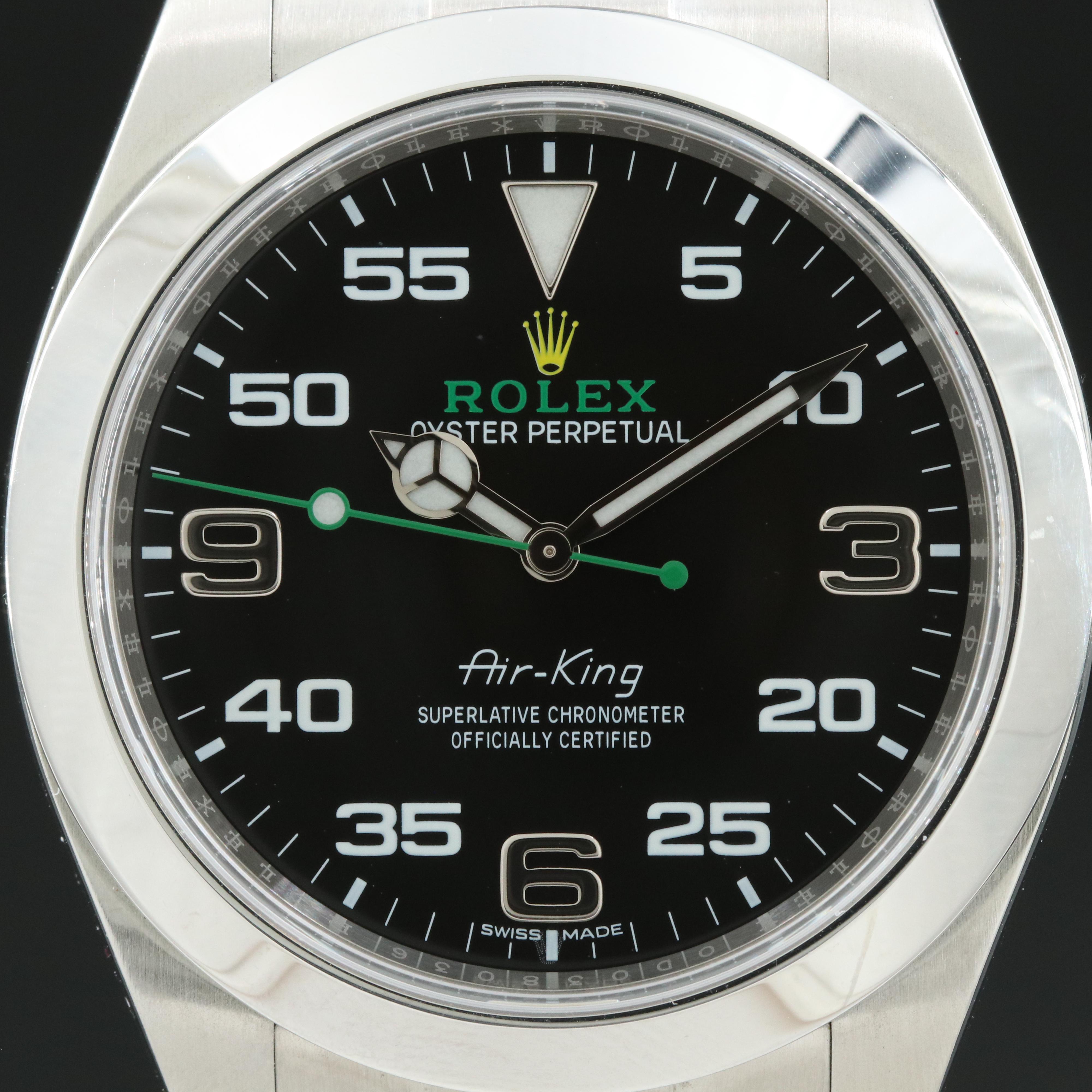 Rolex Oyster Perpetual Air-King Stainless Steel Automatic Watch