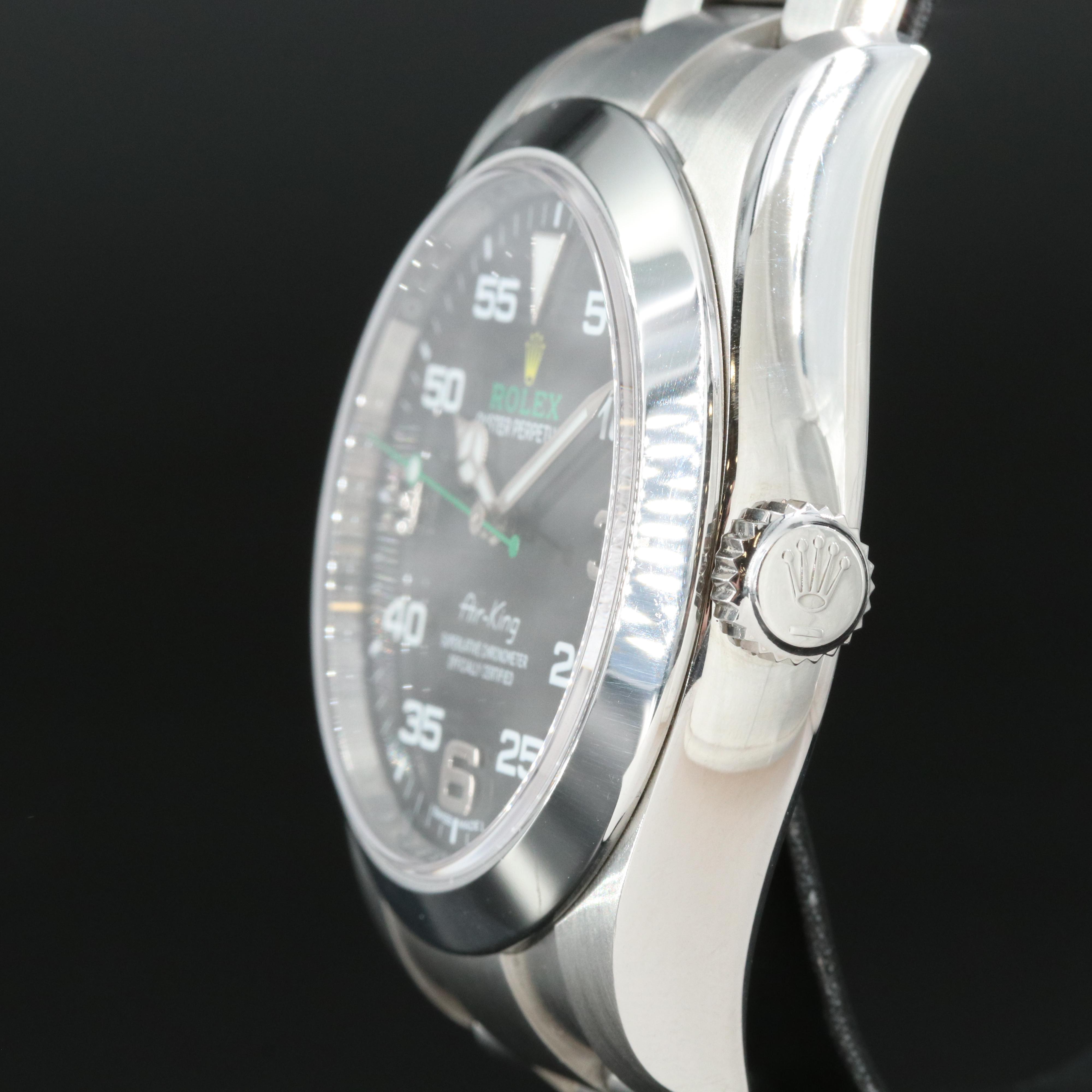 Rolex Oyster Perpetual Air-King Stainless Steel Automatic Watch