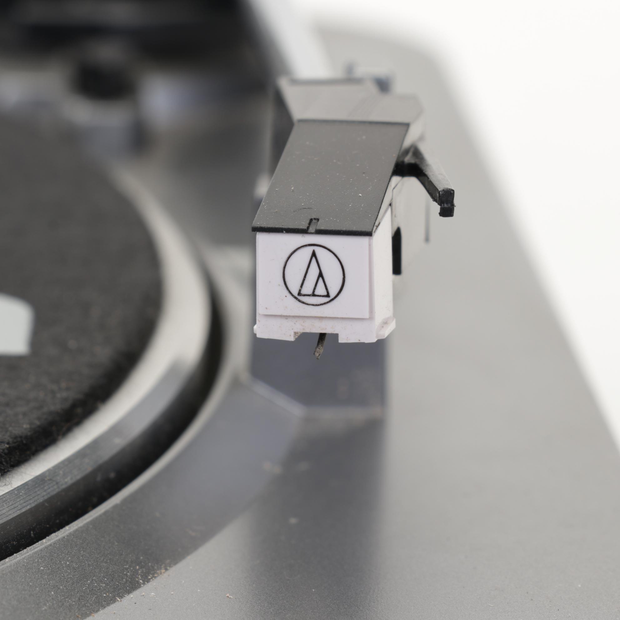 Audio-Technica Record Player With Vizio Soundbar and Two Remotes