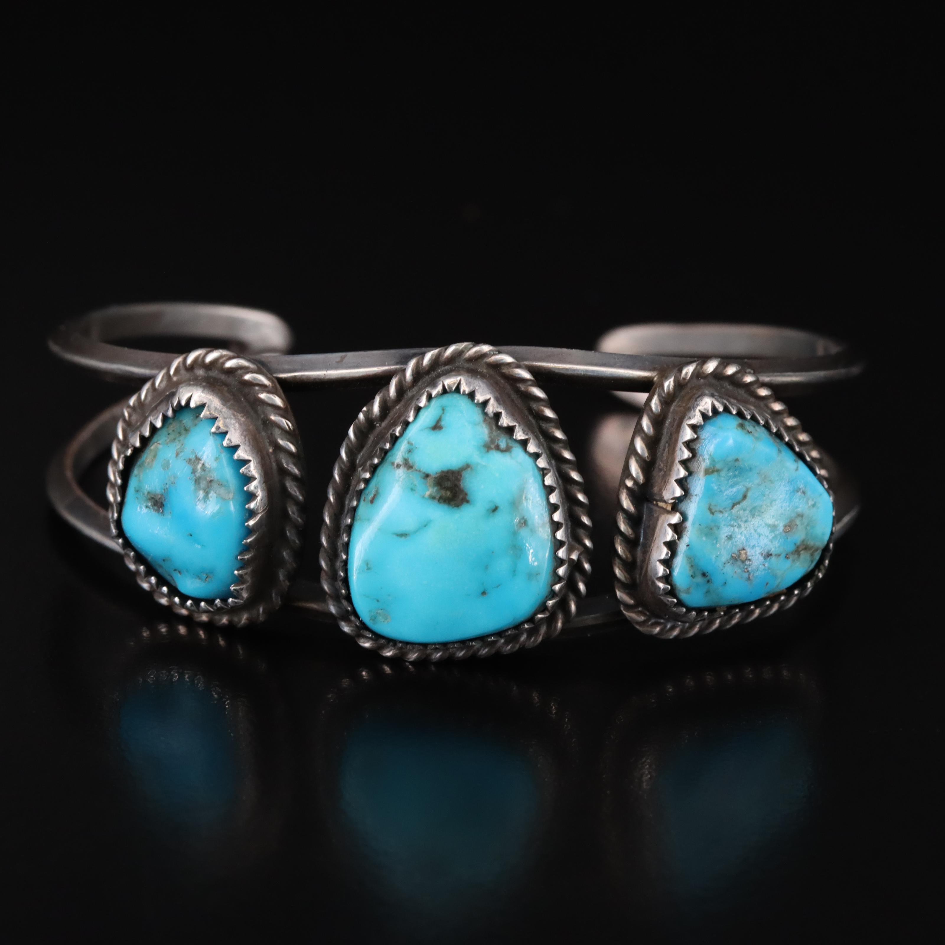 Sterling Turquoise Bracelet