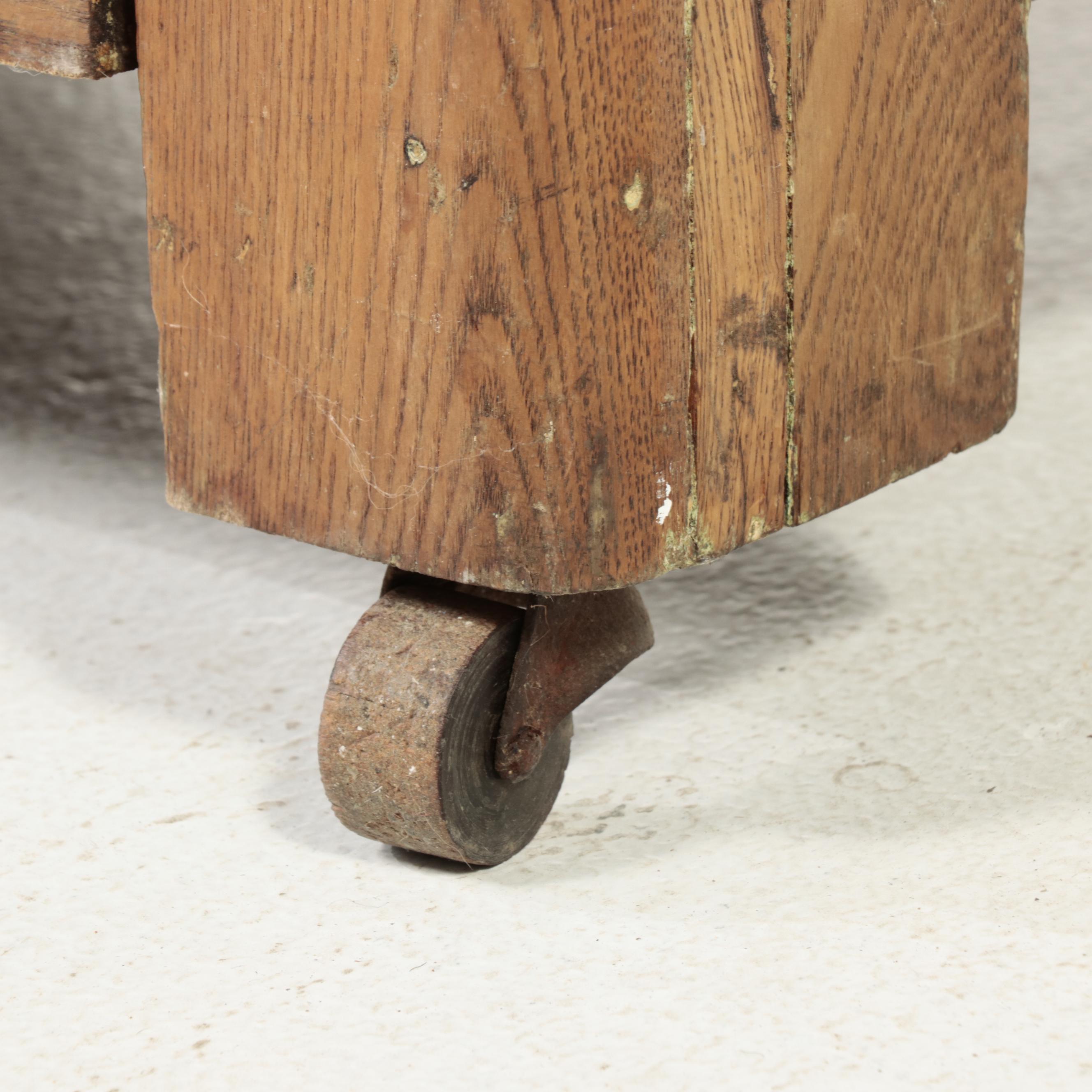 Mascot Oak Ice Box, Late 19th/Early 20th Century