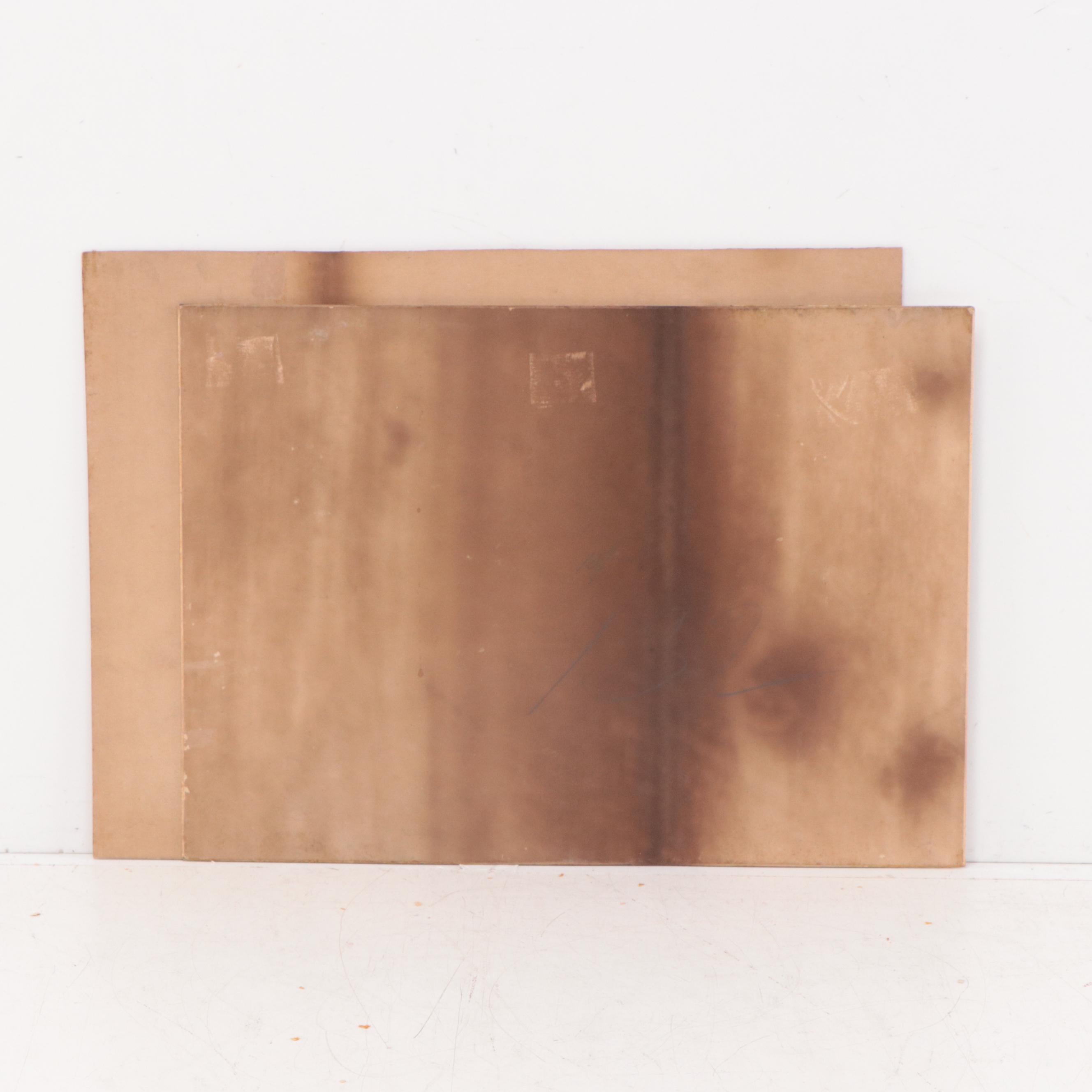 J. Knox Watercolor Painting of Coastal Landscape With Windmill, 1855; More