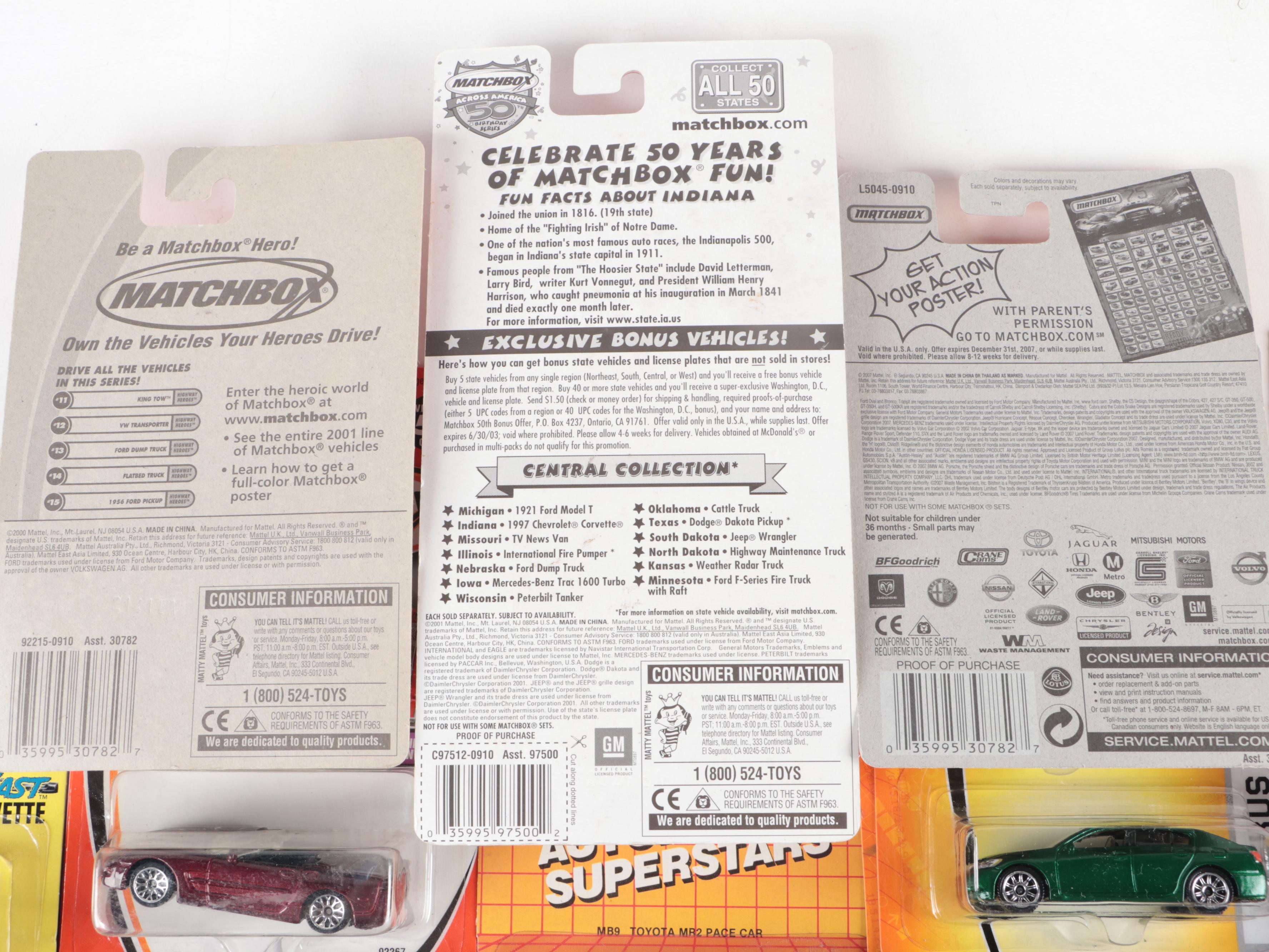 Matchbox World Class, Superfast, Barrett Jackson and More Diecast Vehicles