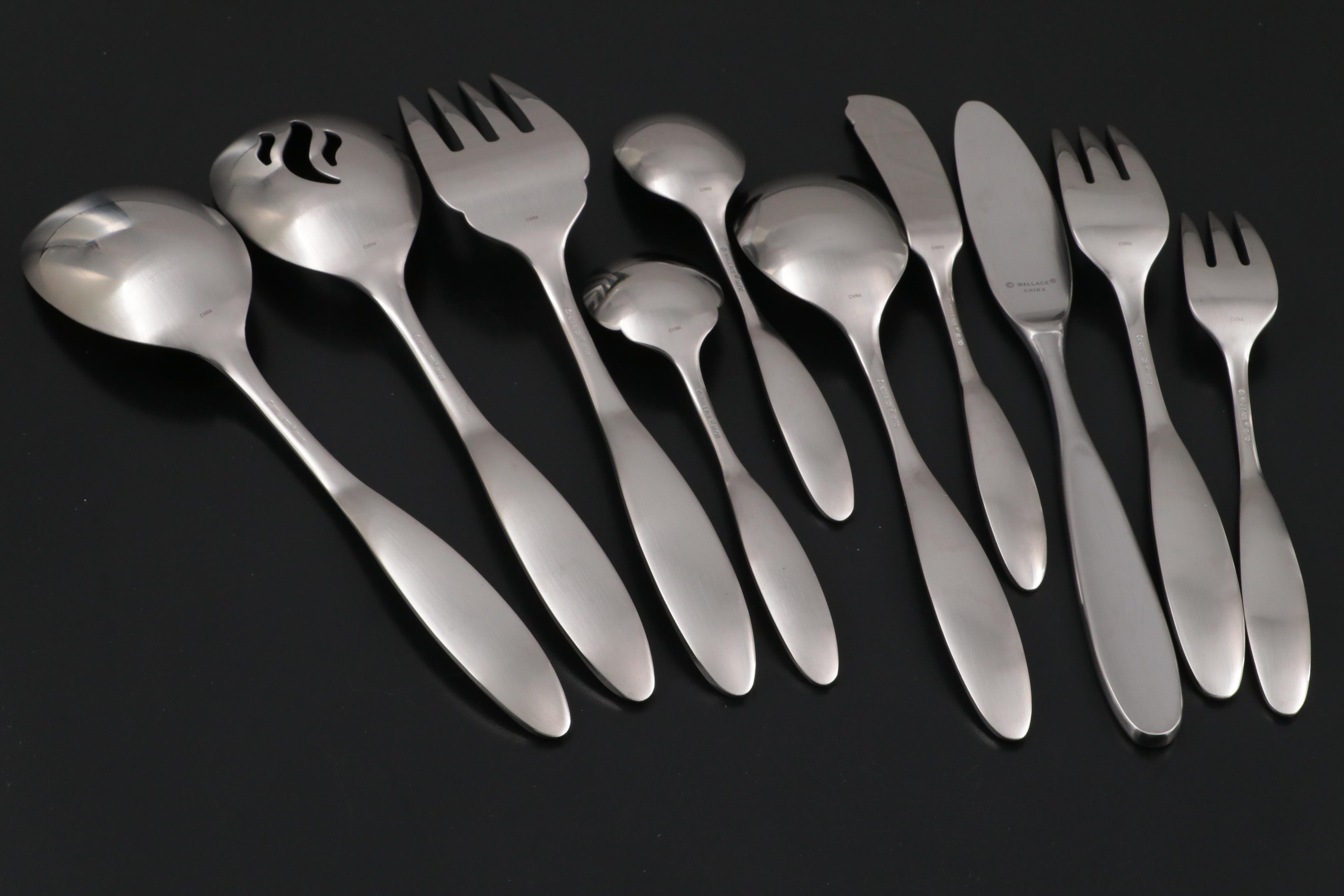 Wallace and International Contemporary Stainless Steel Flatware