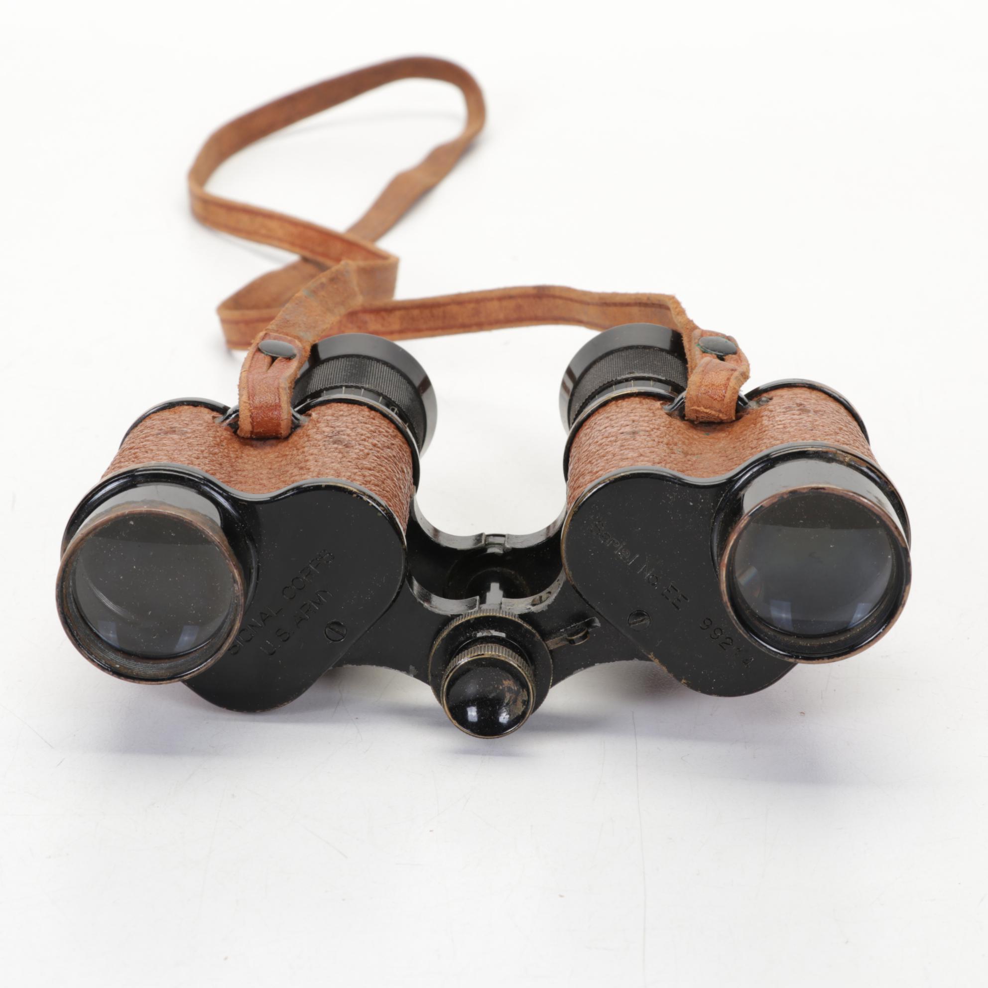 Kutmaster Trench Knife With US Army Scabbard, Binoculars and Czech VZ58 Bayonet