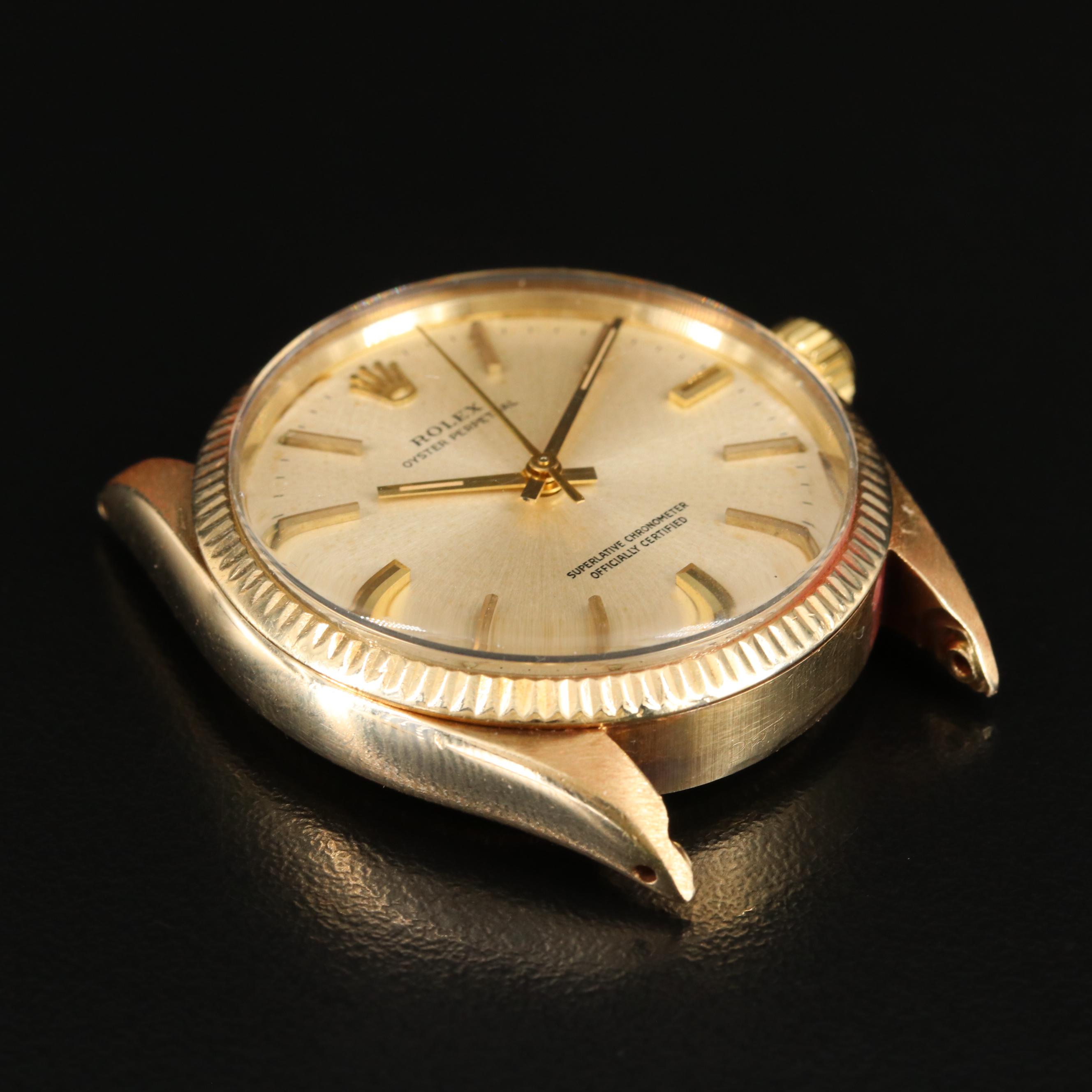 1969 Rolex Oyster Perpetual 14K Automatic Watch