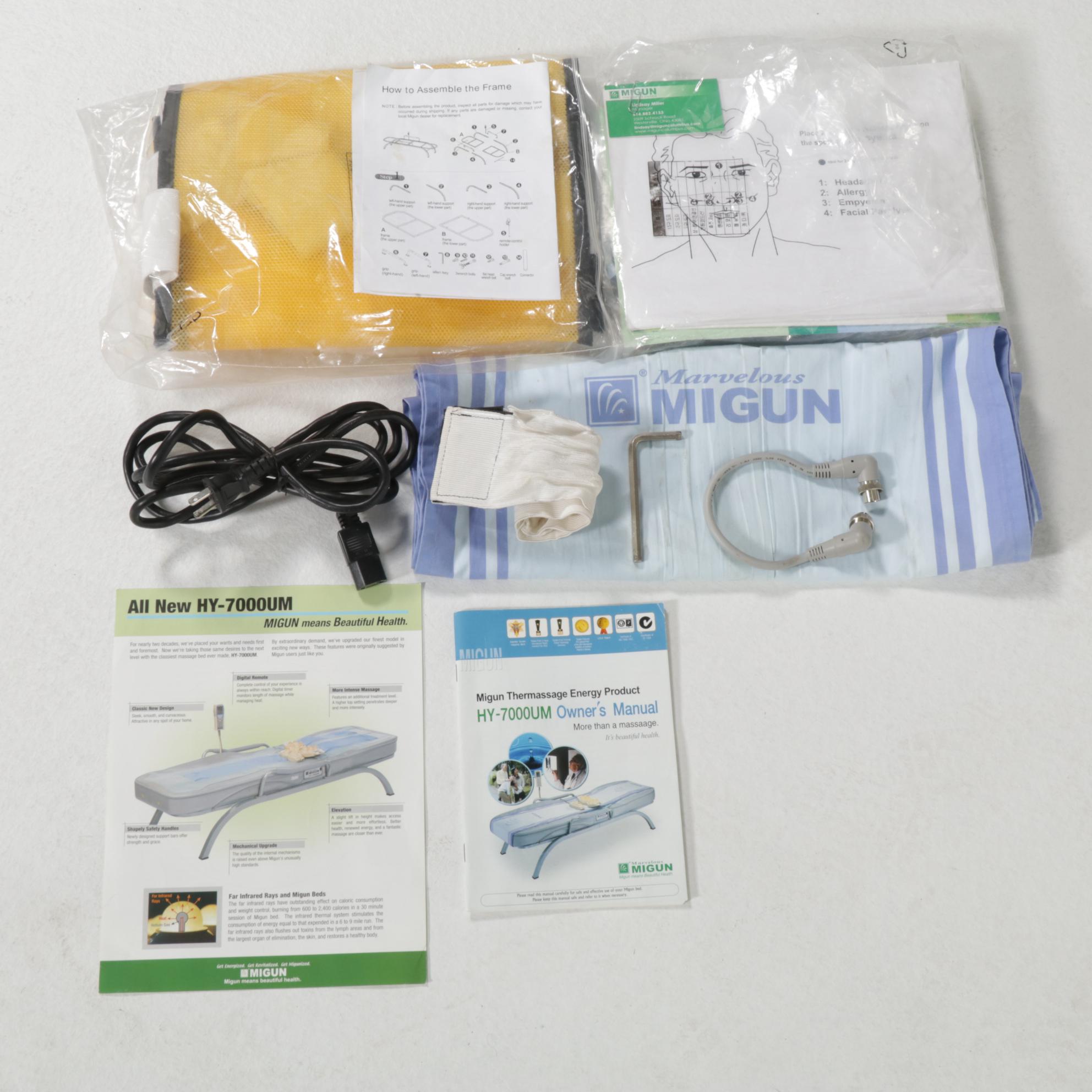 Marvelous Migun Massage Table With Remote Control and Accessories