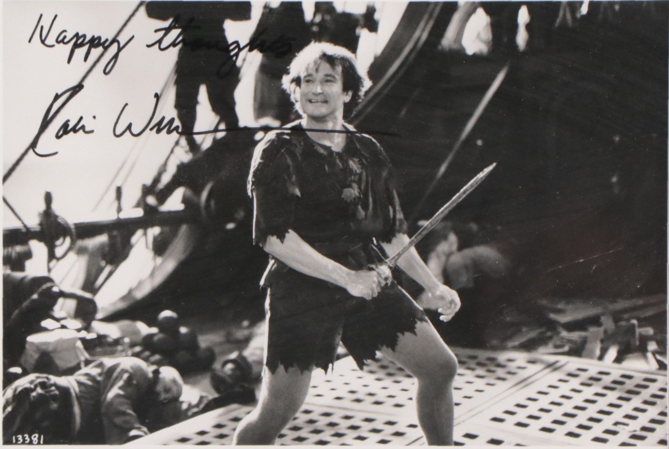 Robin Williams Signed Photo Print from "Hook"