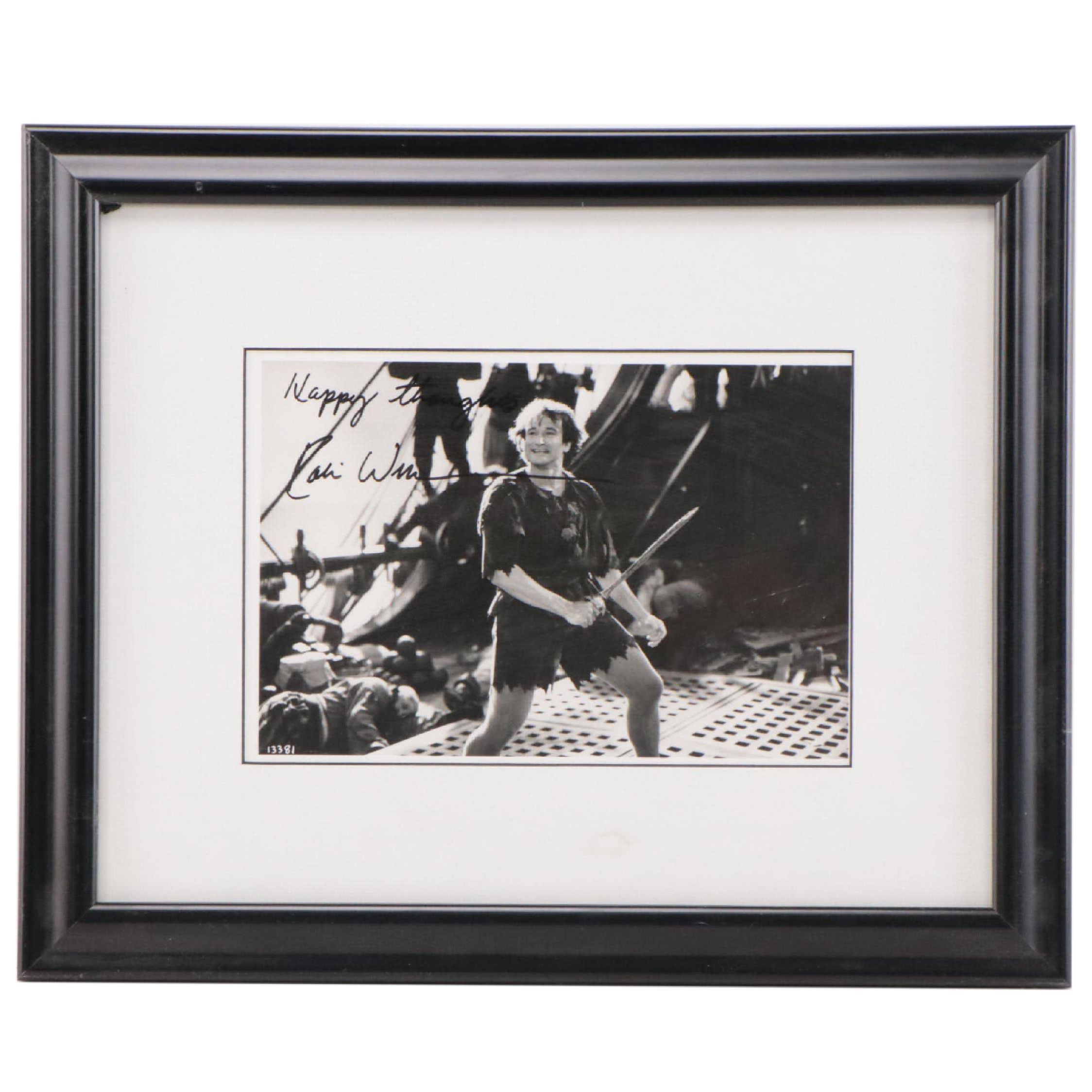 Robin Williams Signed Photo Print from "Hook"