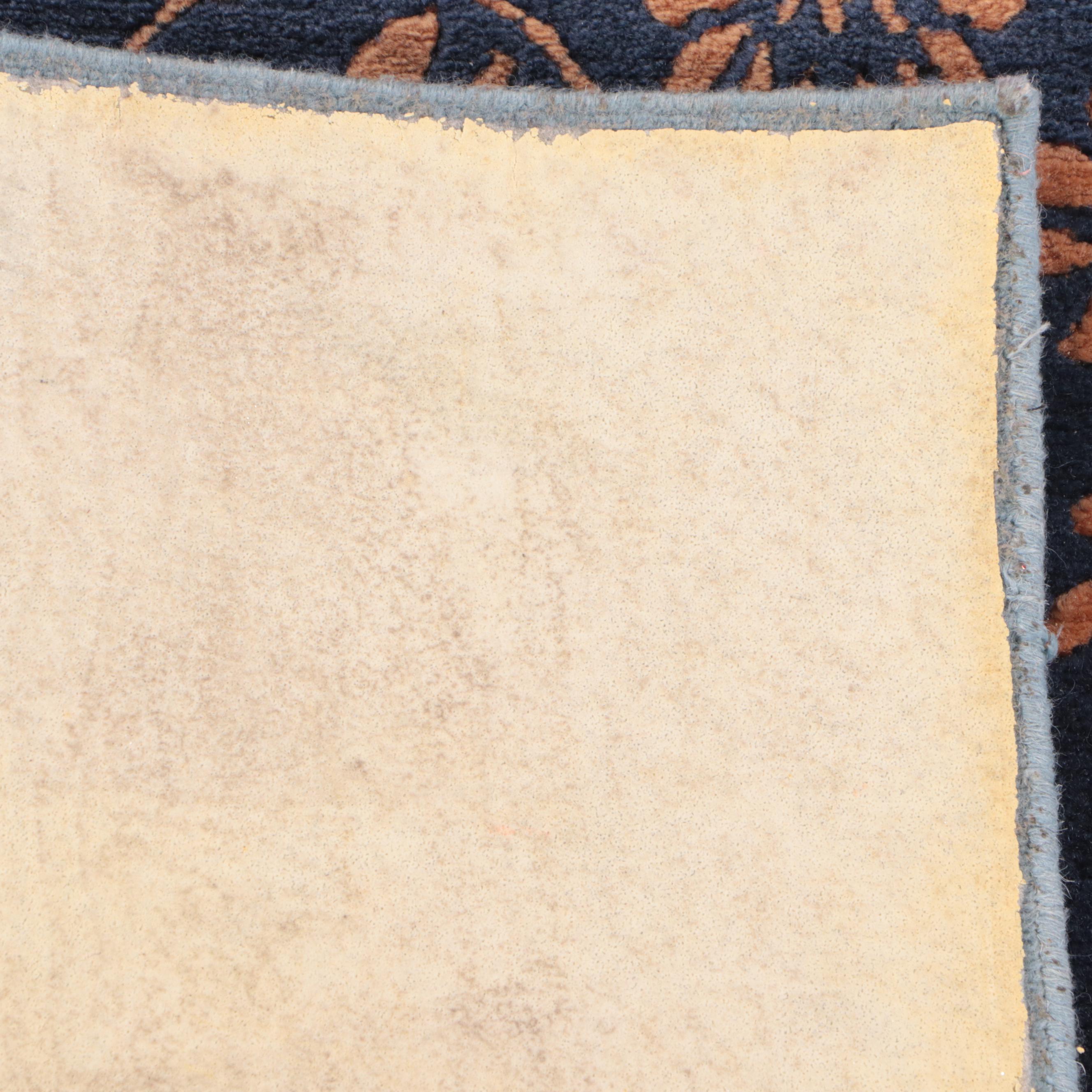 Two Hand-Tufted Contemporary Floral Area Rugs