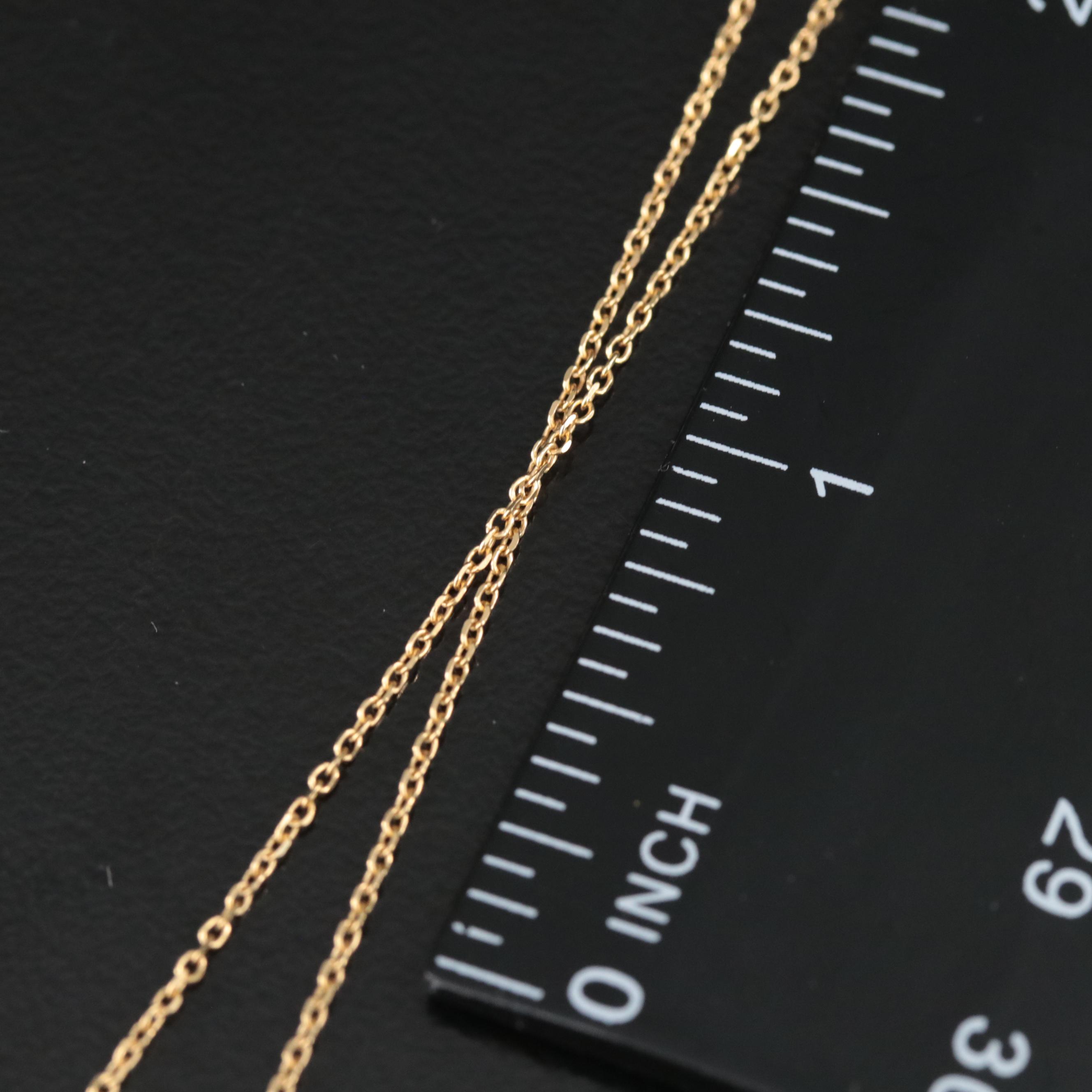 14K Cable Chain Necklace