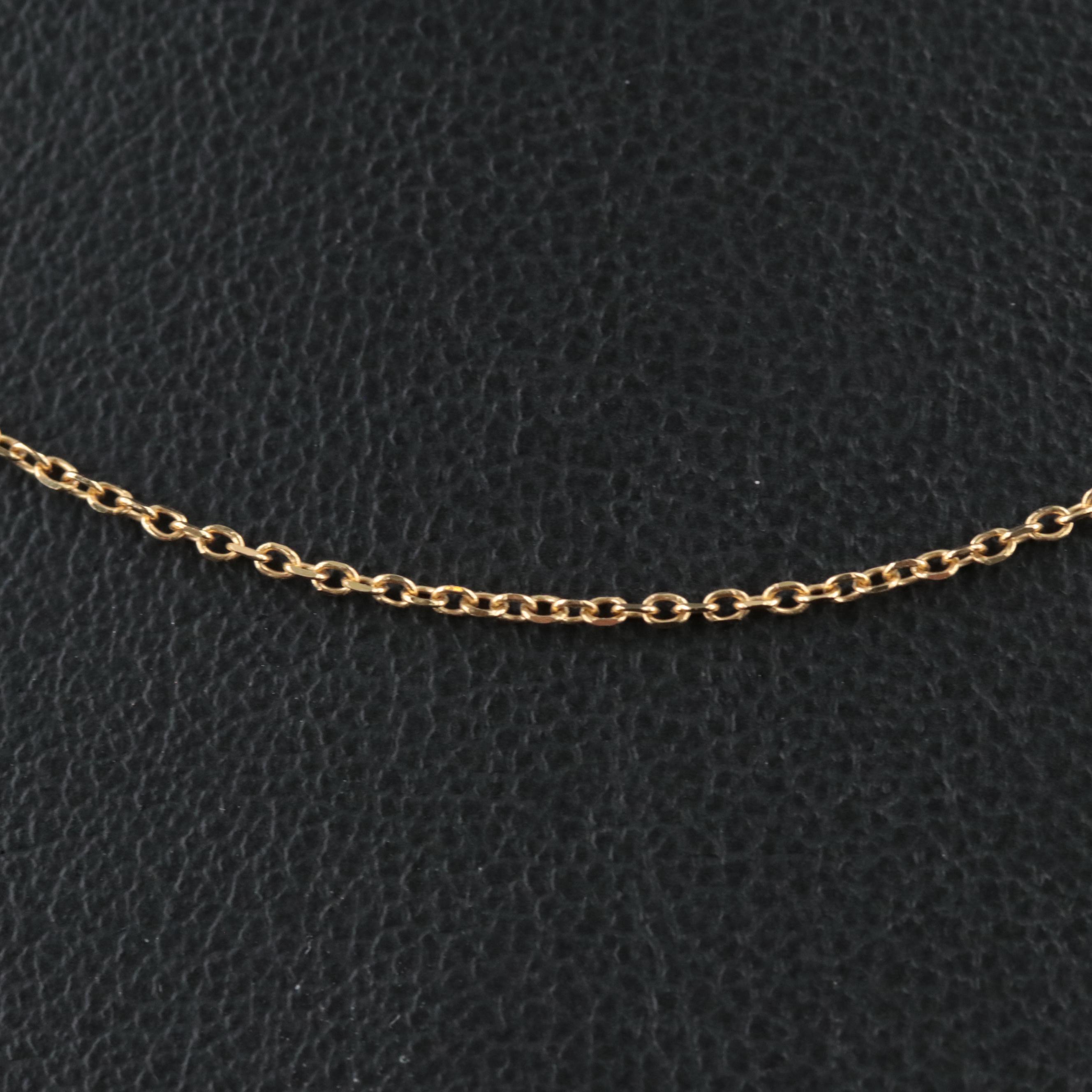 14K Cable Chain Necklace
