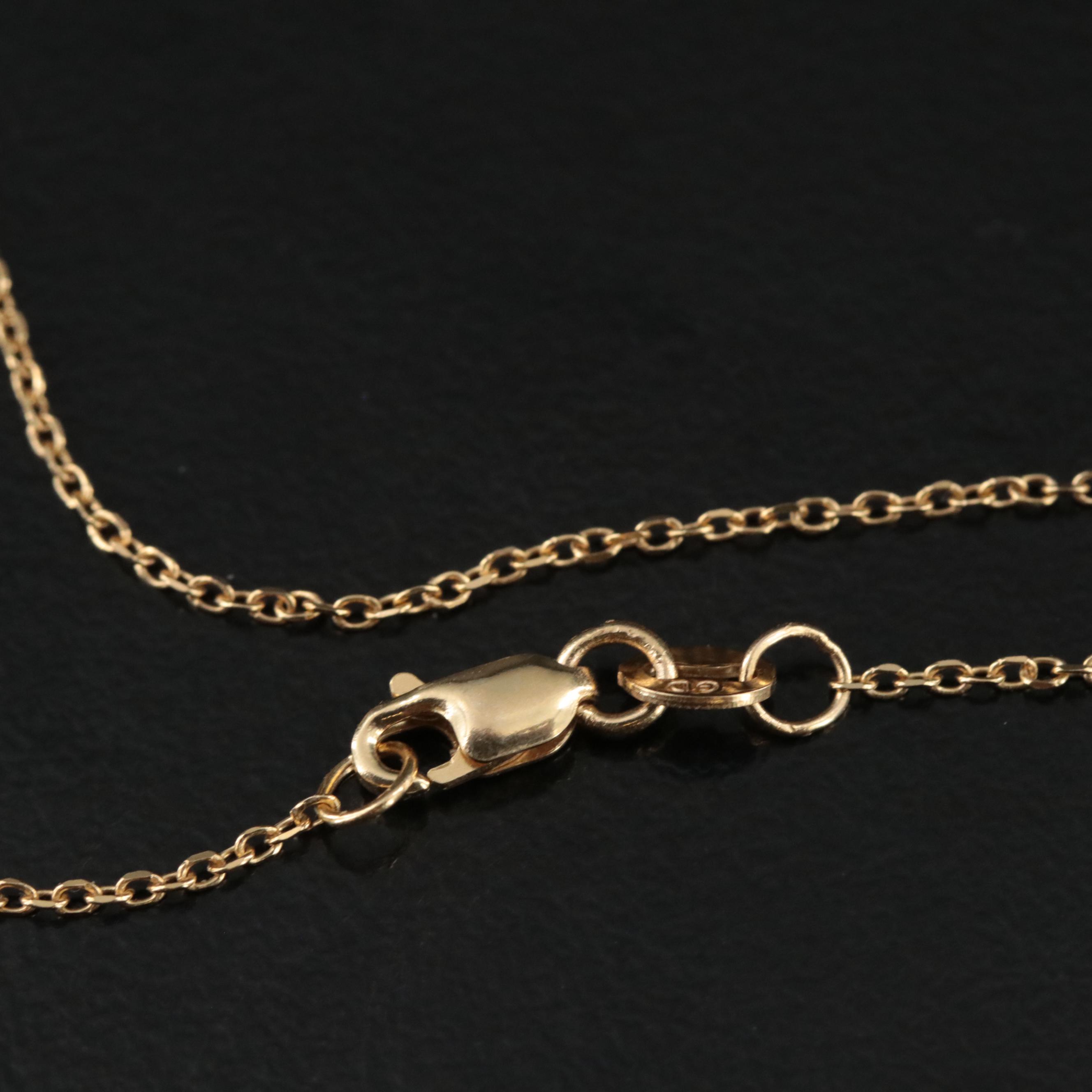 14K Cable Chain Necklace