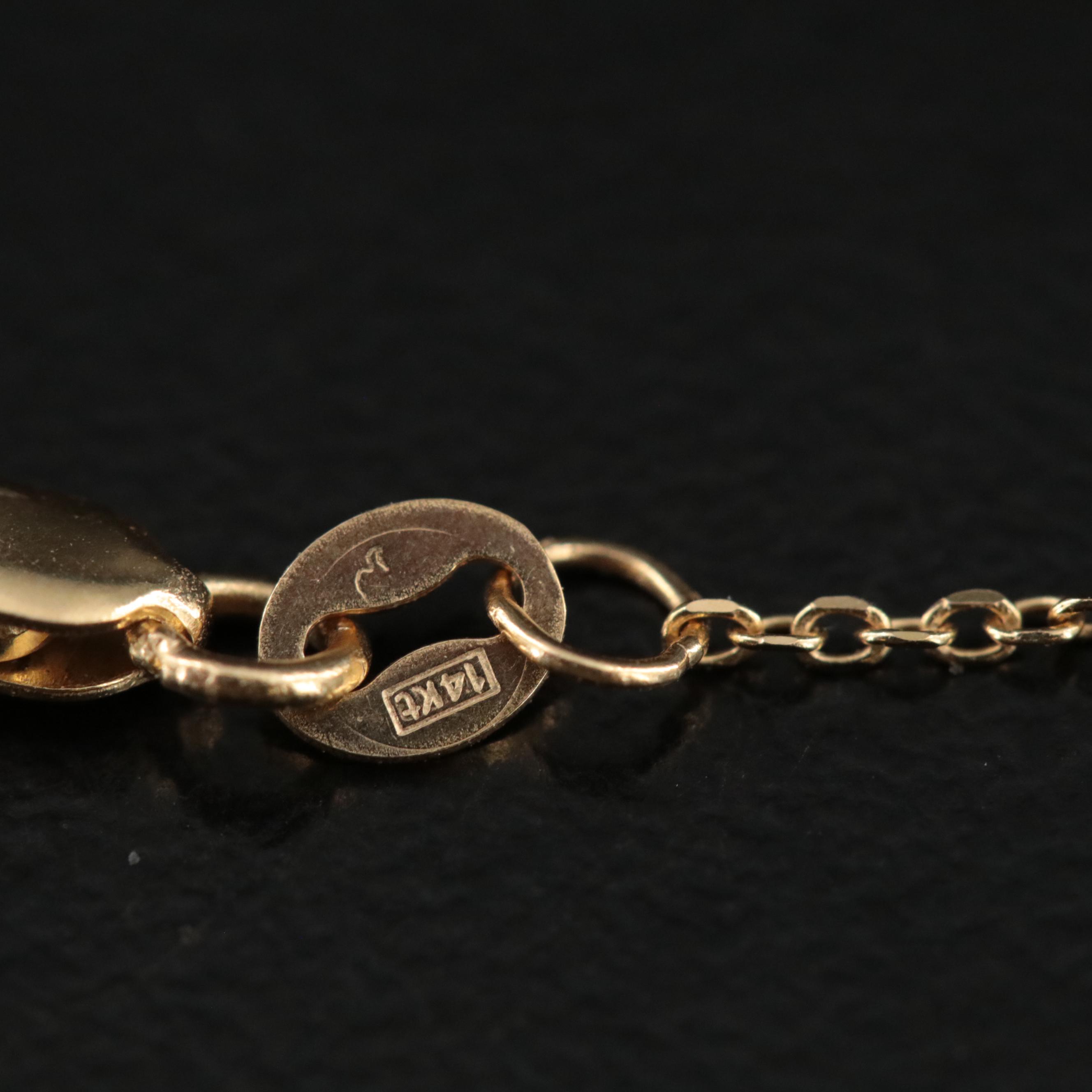 14K Cable Chain Necklace