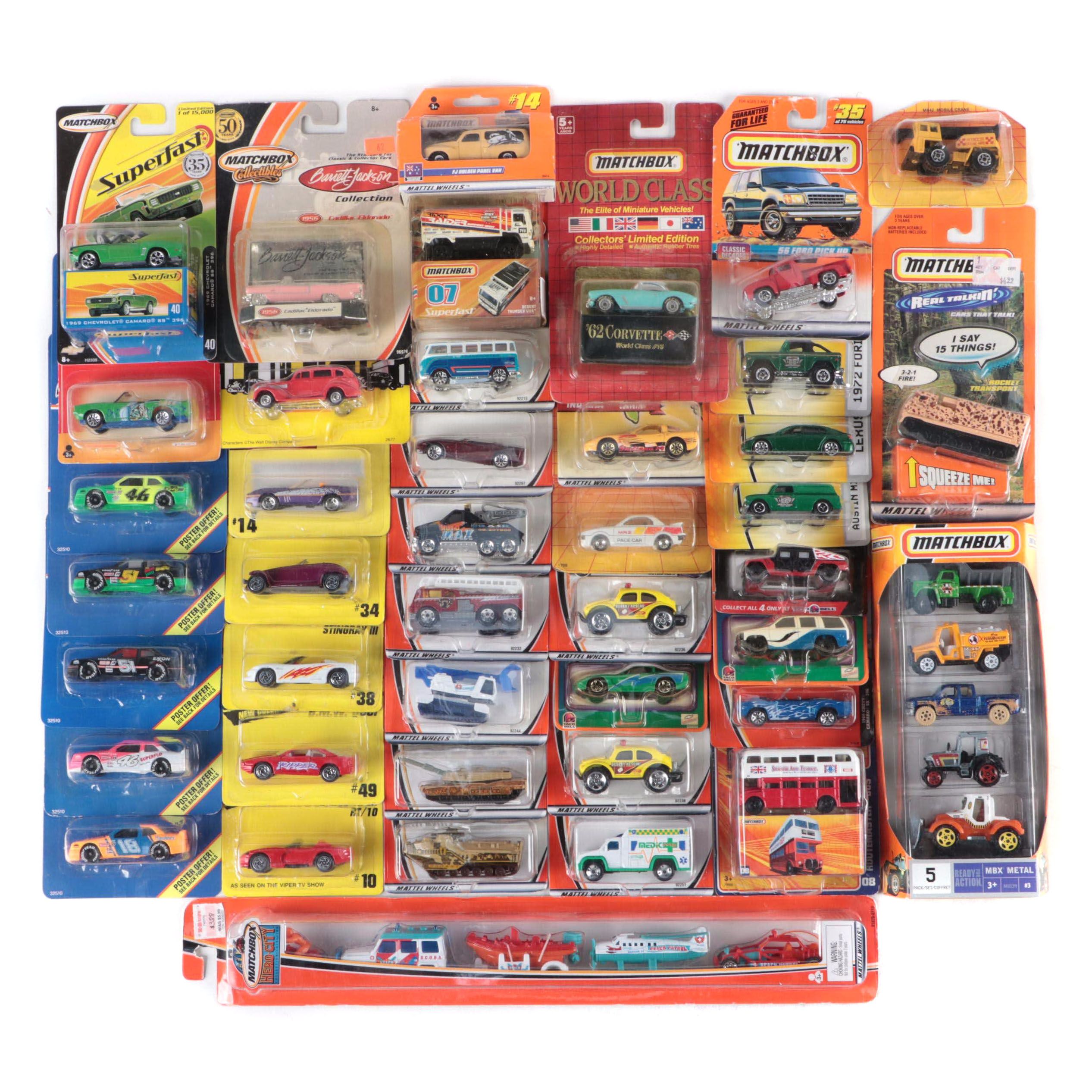 Matchbox World Class, Superfast, Barrett Jackson and More Diecast Vehicles