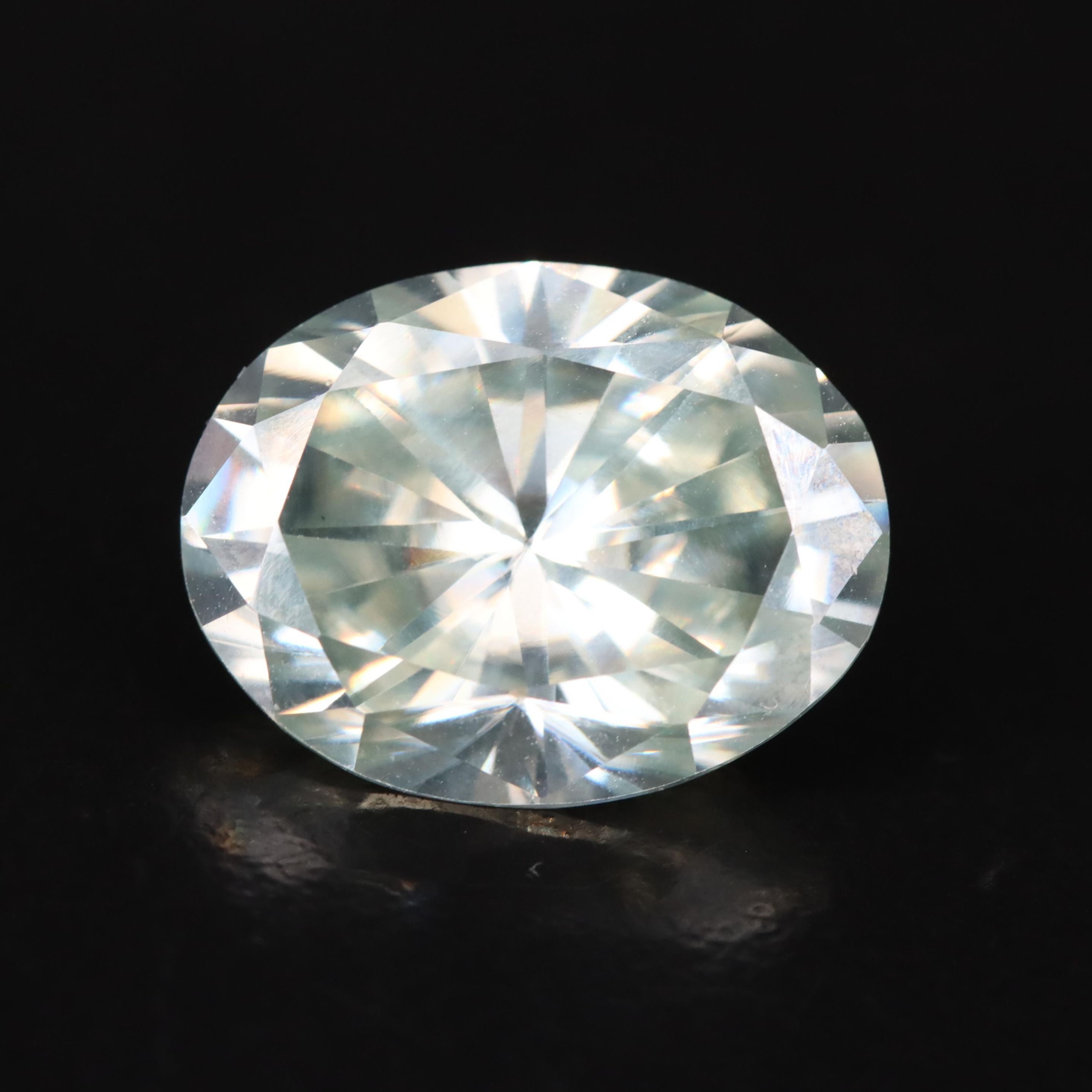 Loose 9.95 CT Moissanite