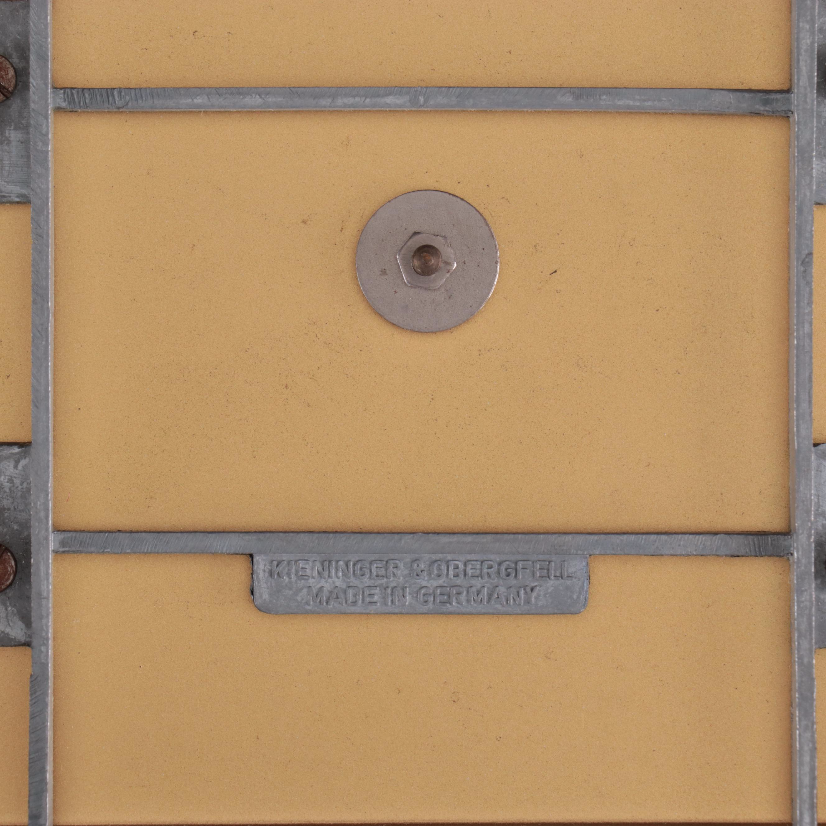 Kundo Brass and Glass 400 Day Anniversary Clock, Mid-20th Century