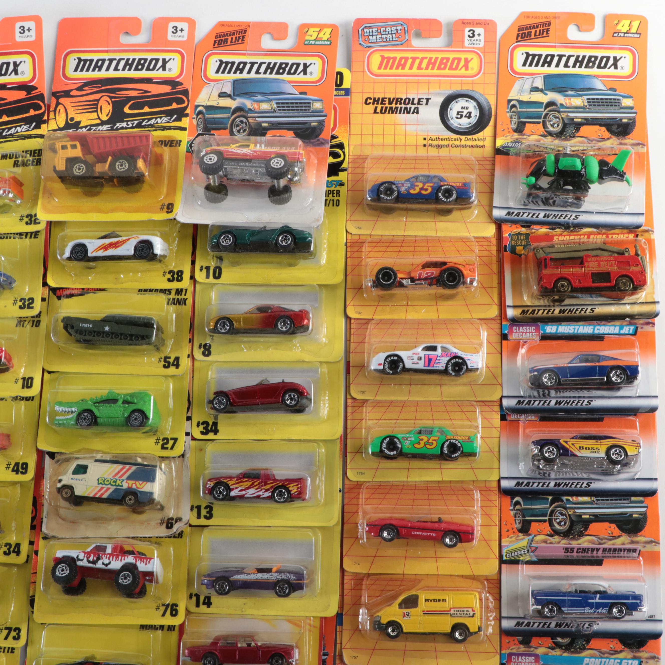Matchbox American Muscle Cars and More Diecast Vehicles