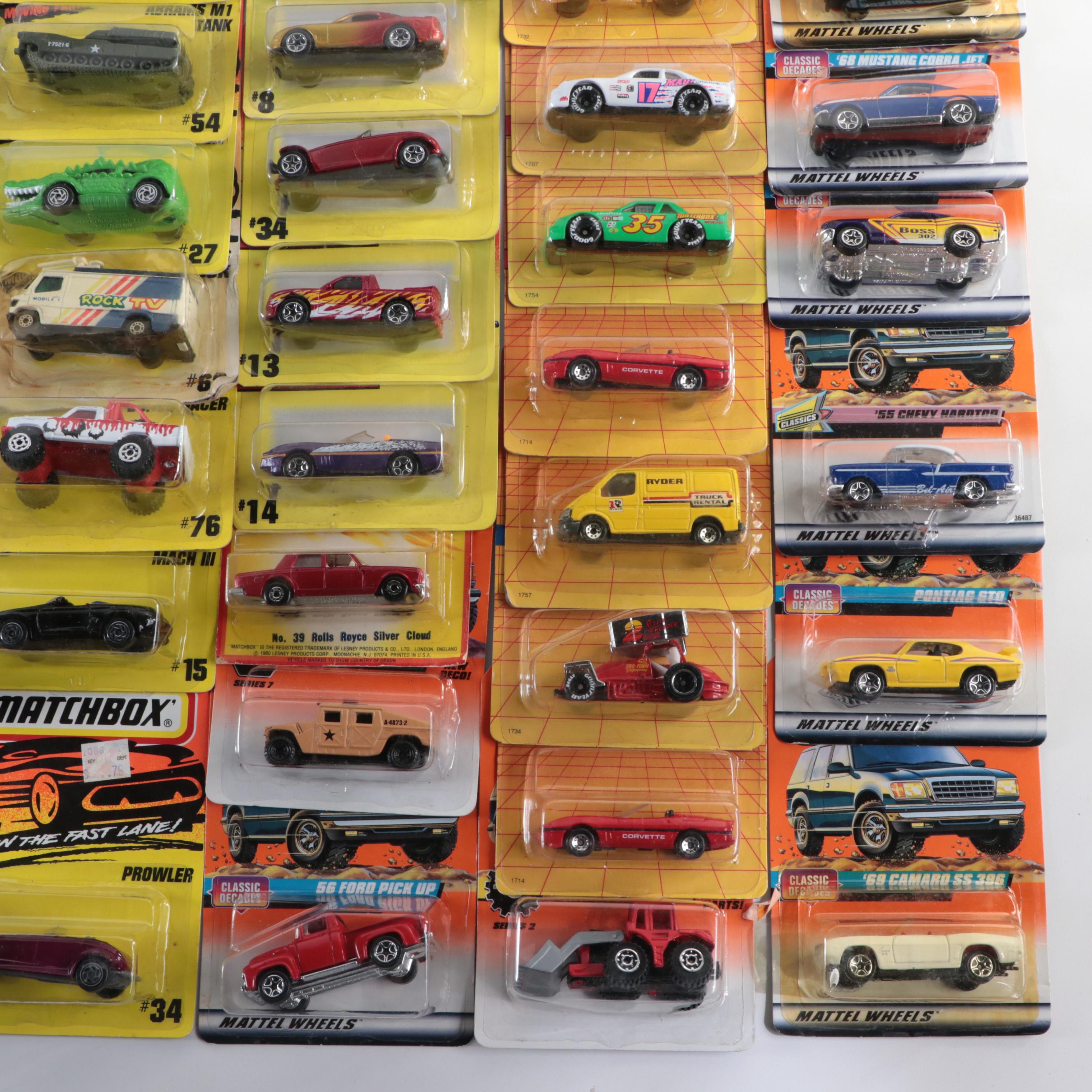 Matchbox American Muscle Cars and More Diecast Vehicles