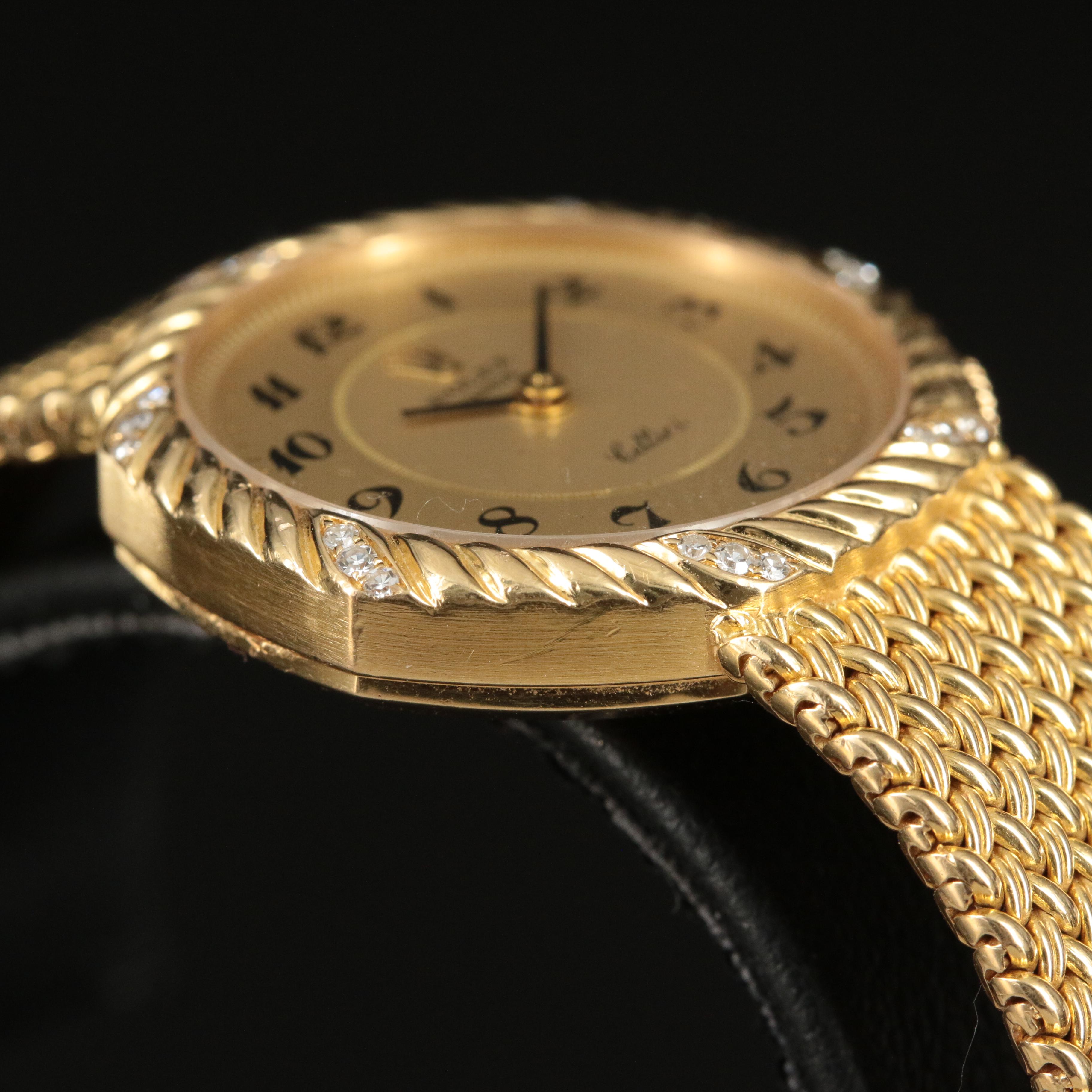 1981 Rolex Cellini Custom Diamond Bezel Watch