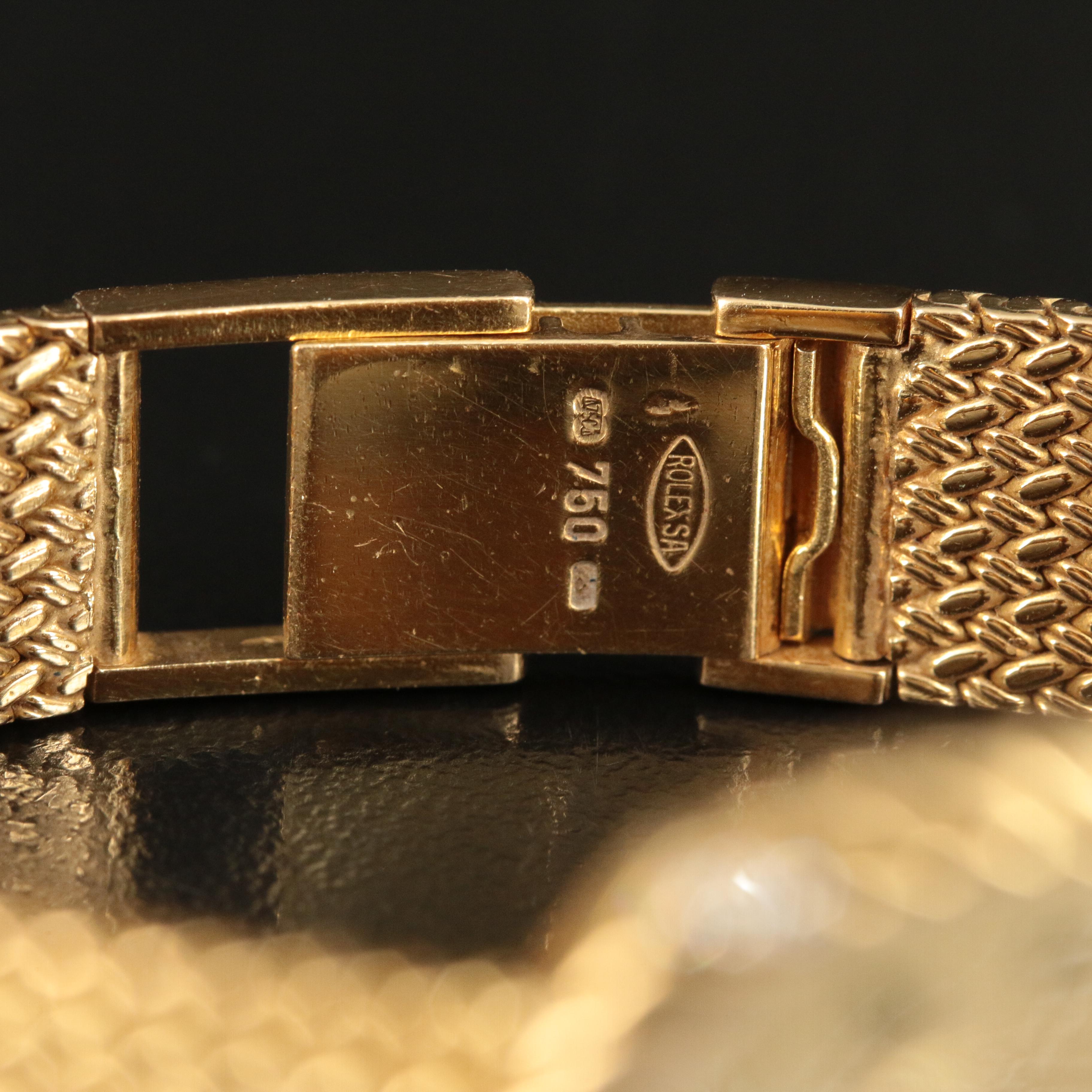 1981 Rolex Cellini Custom Diamond Bezel Watch