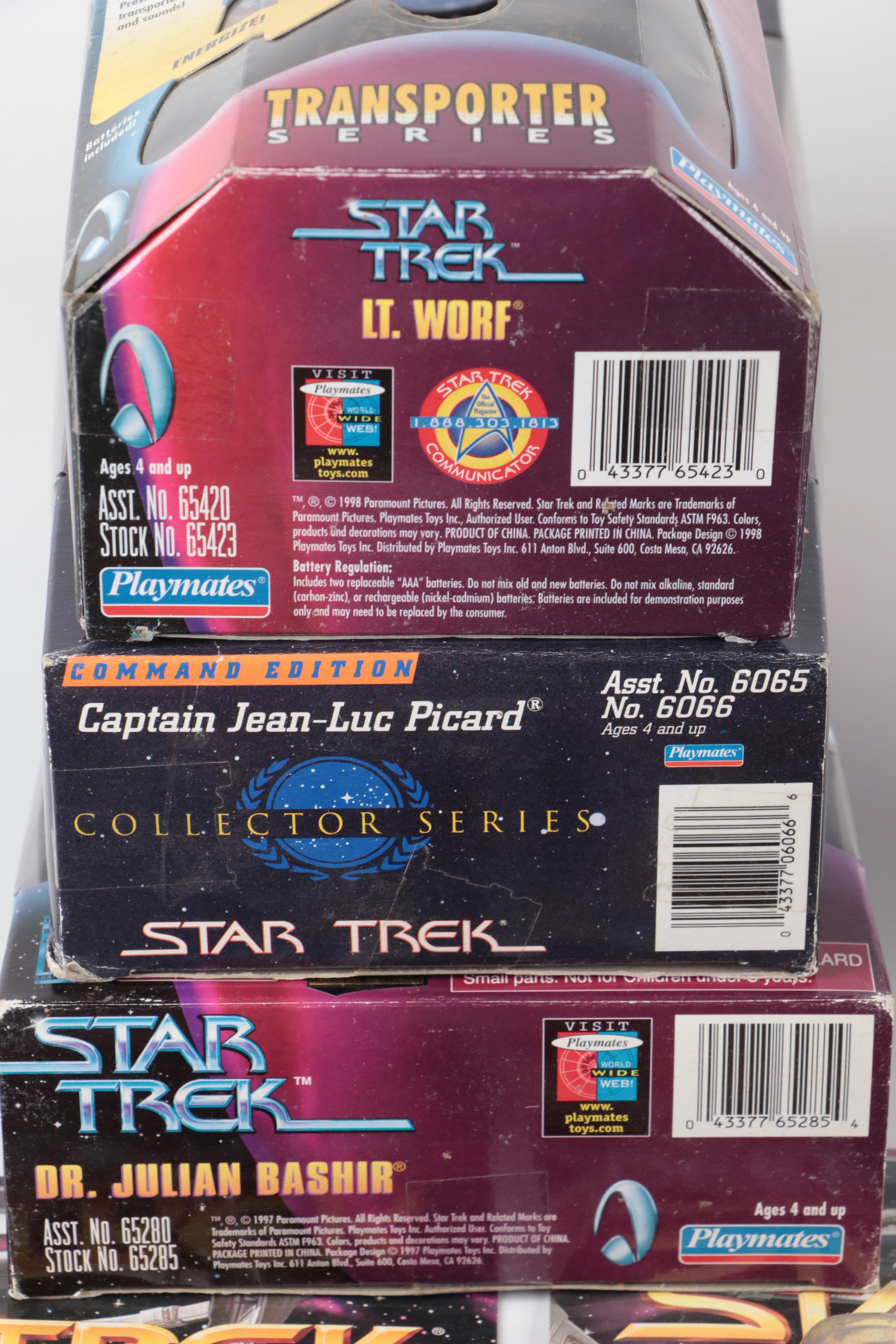 Star Trek Deep Space Nine and The Next Generation Action Figures