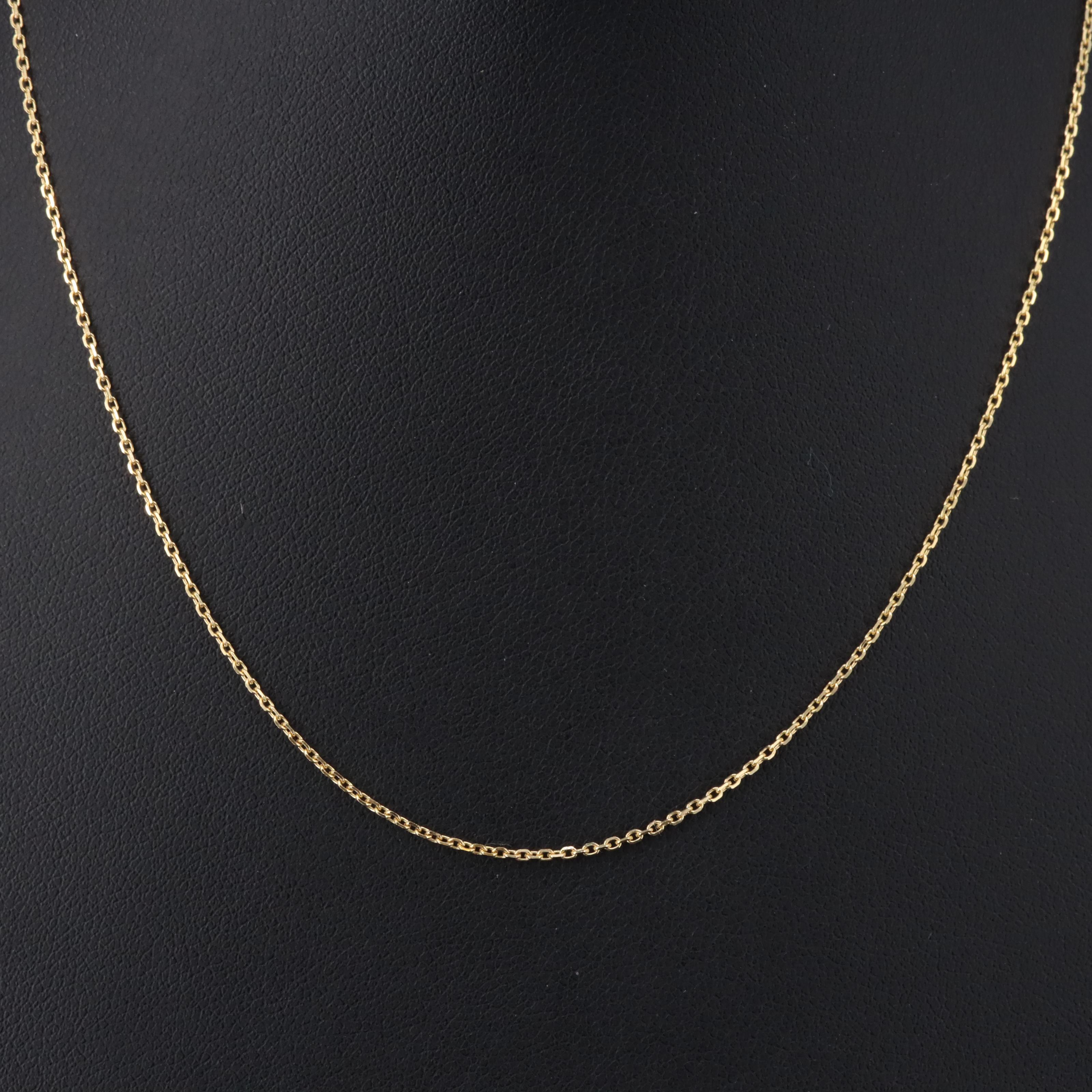 14K Cable Chain Necklace