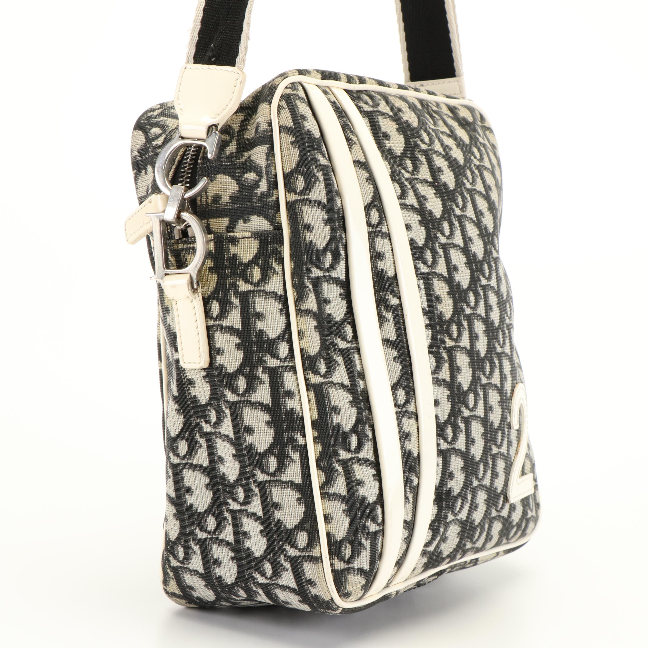 Christian Dior Trotter Messenger Bag in Diorissimo Coated Canvas EBTH