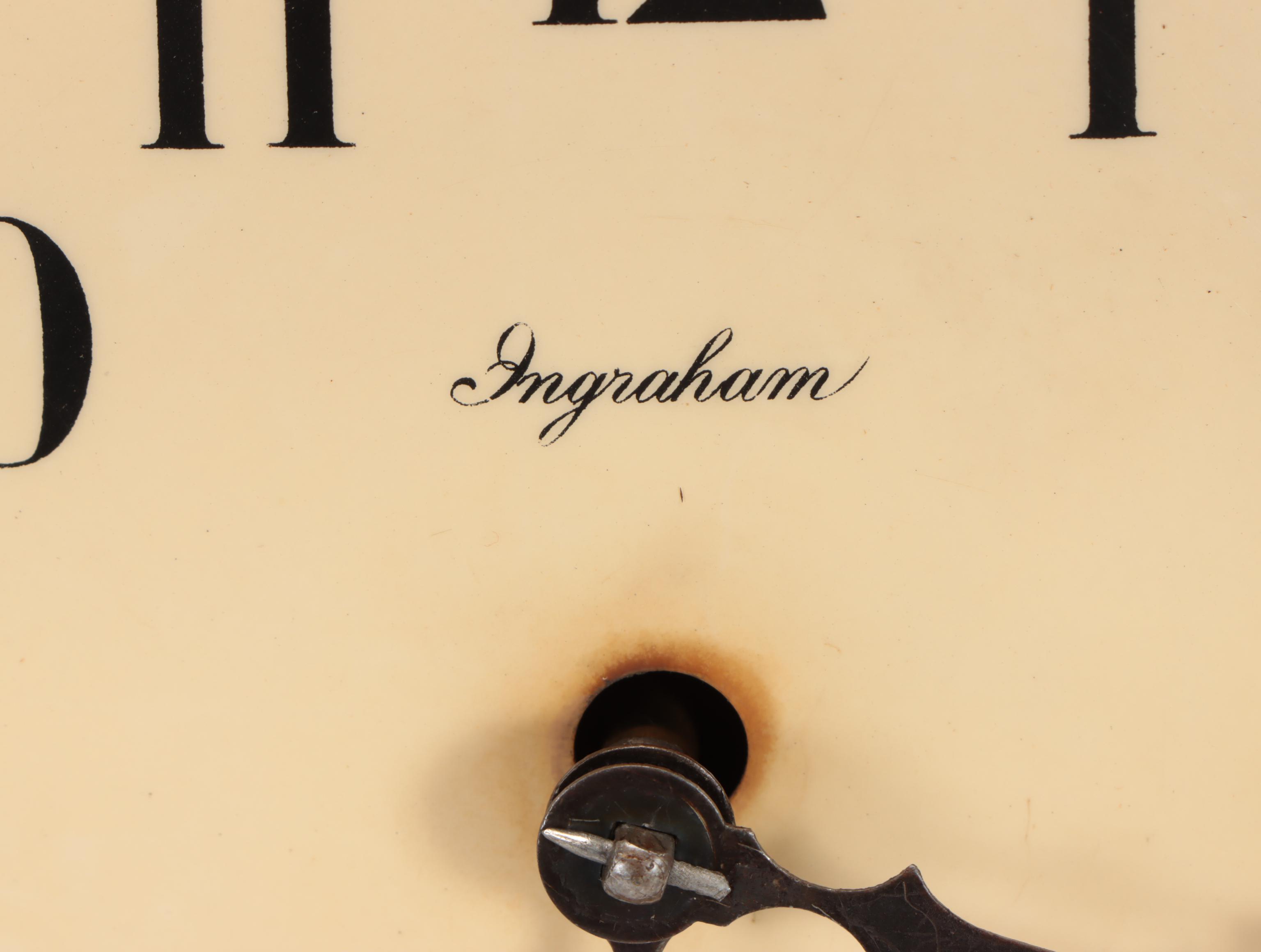 Ingraham Wooden Gingerbread Mantel Clock, Early 20th Century