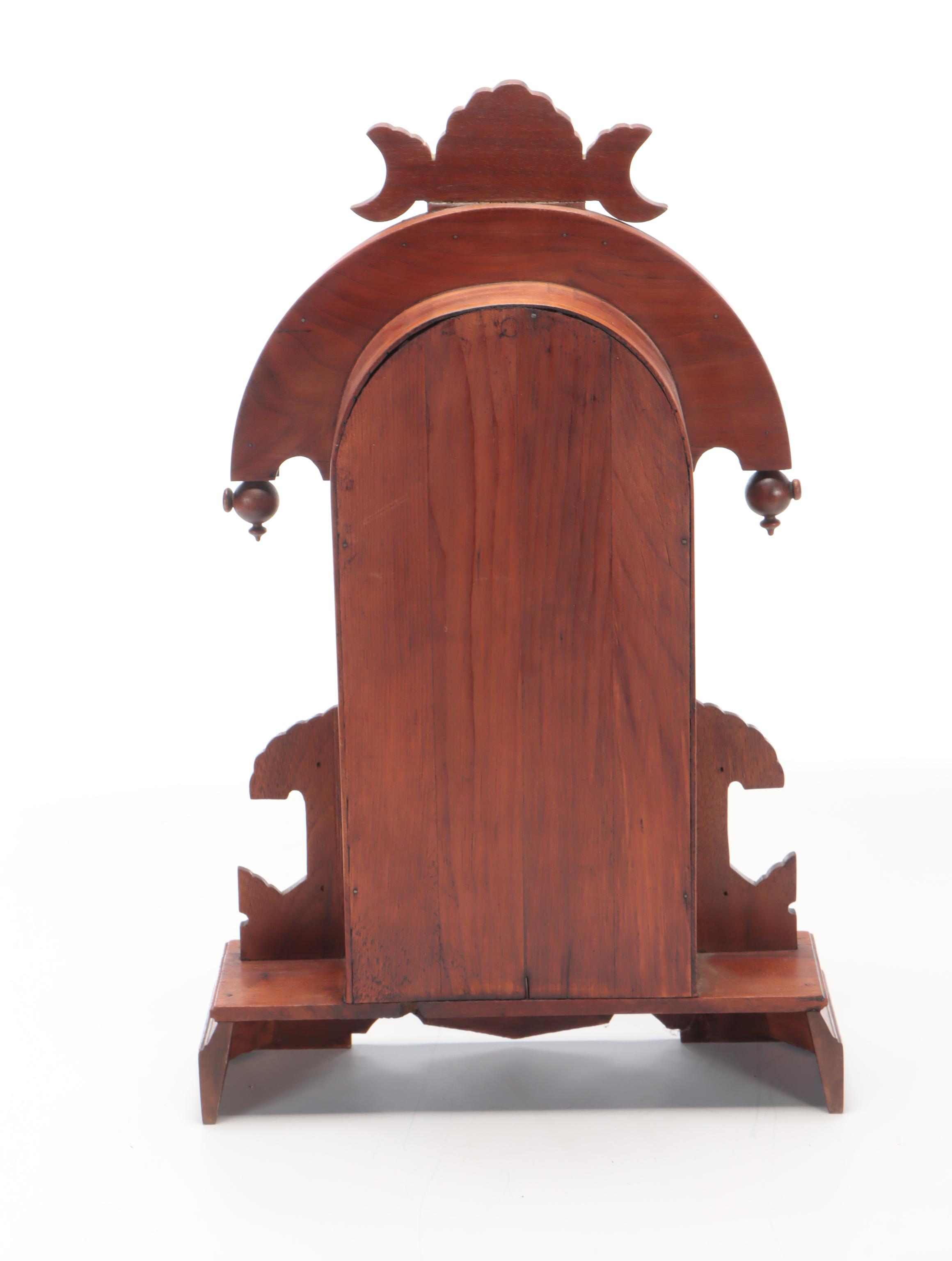 Ingraham Wooden Gingerbread Mantel Clock, Early 20th Century