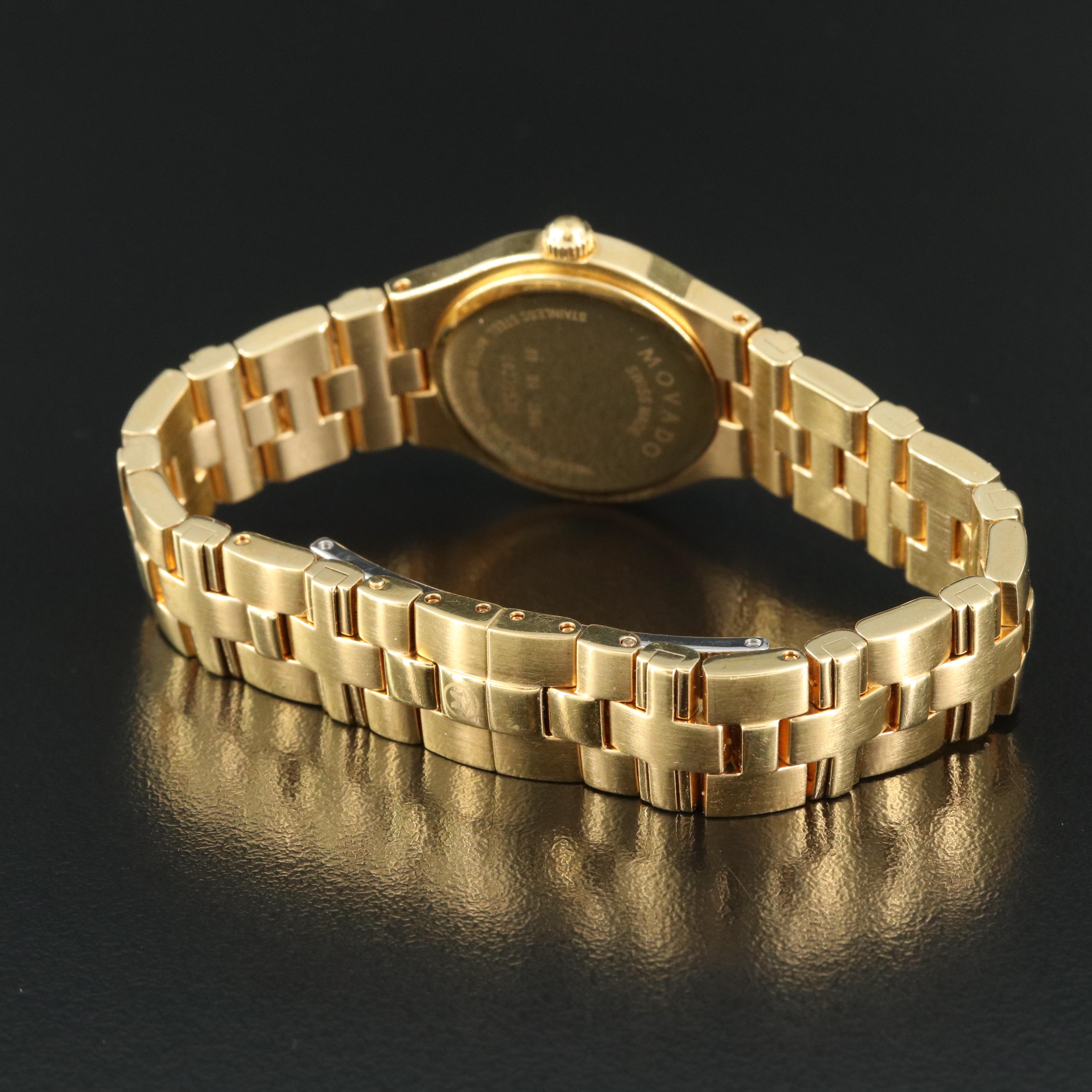 Movado Diamond Dial Quartz Watch