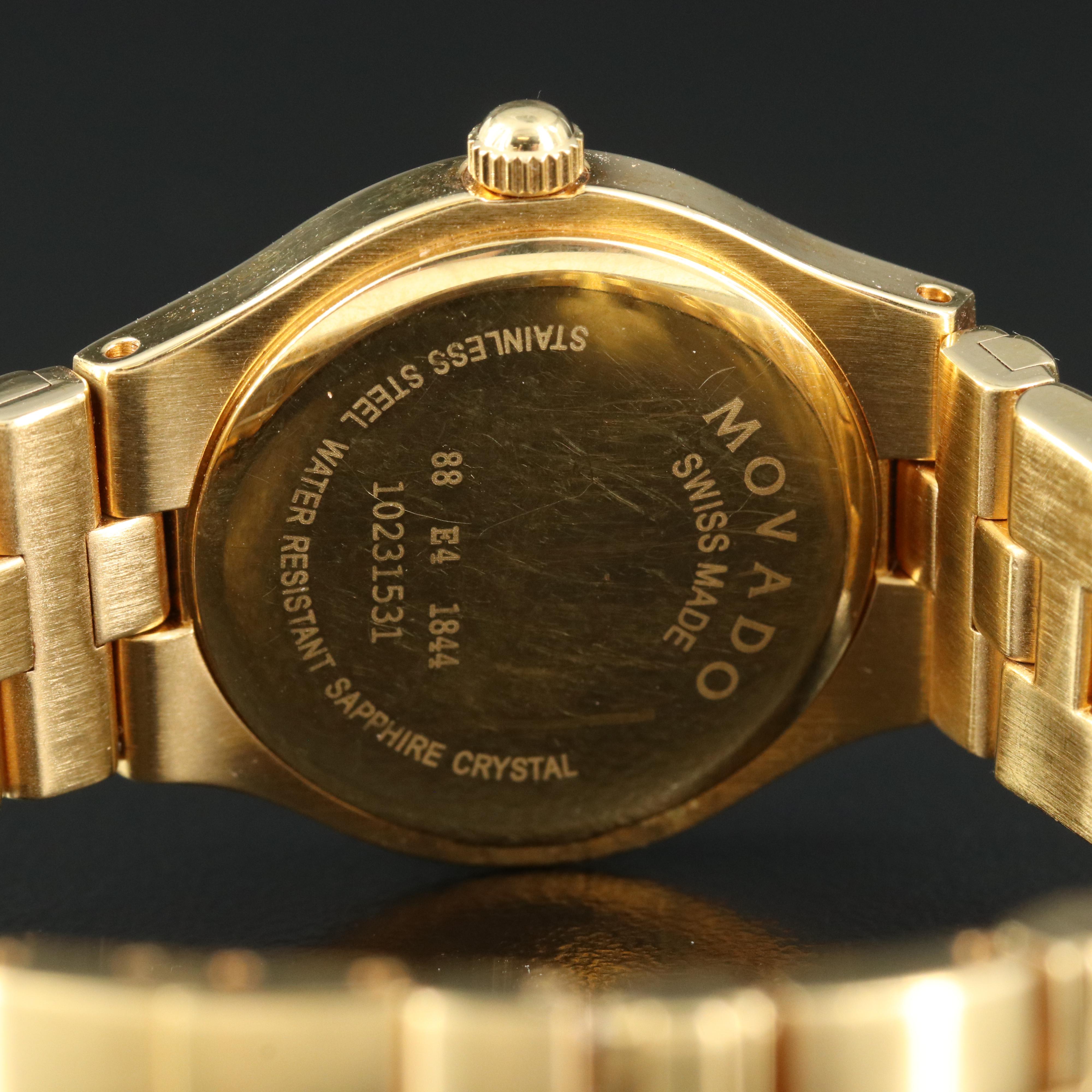 Movado Diamond Dial Quartz Watch