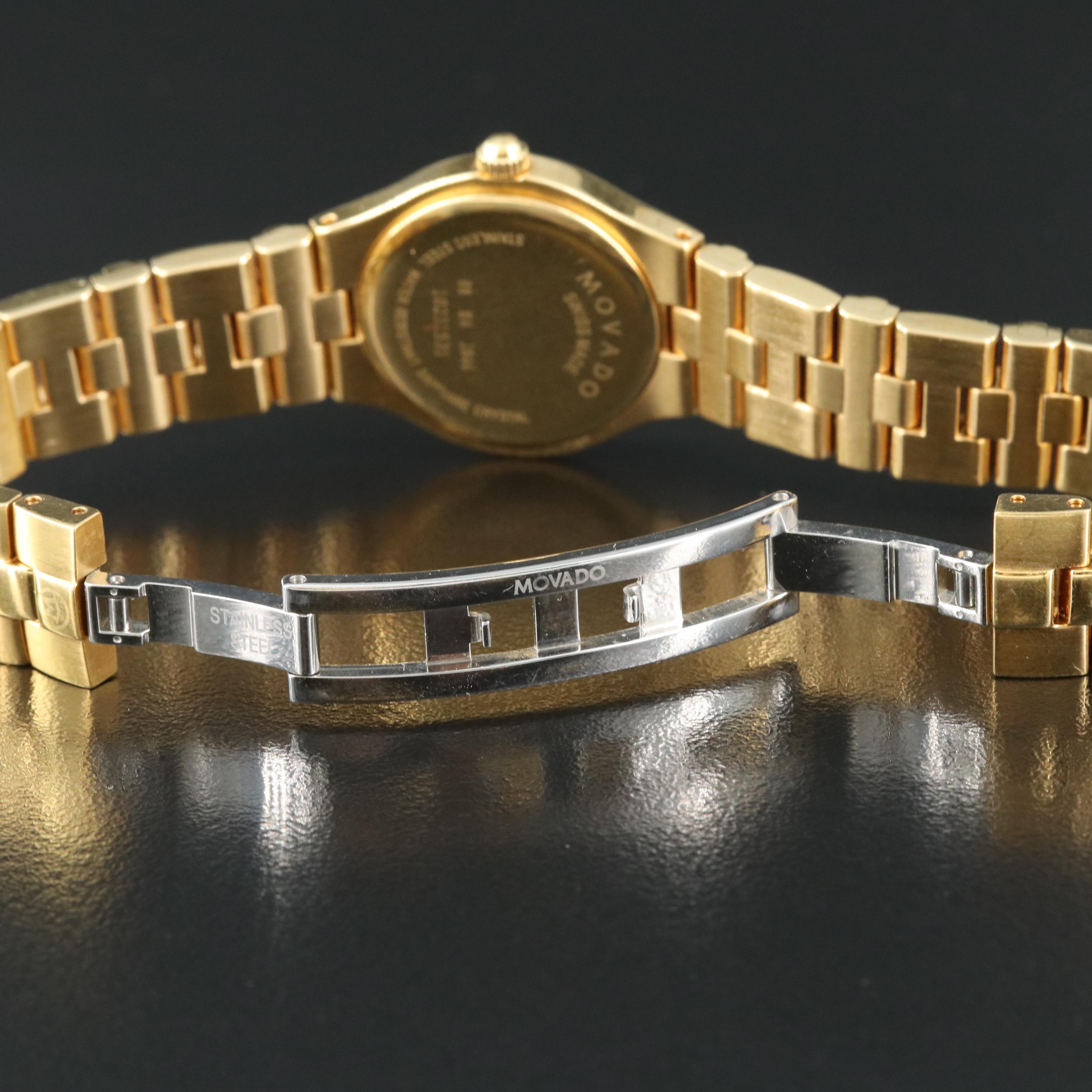 Movado Diamond Dial Quartz Watch