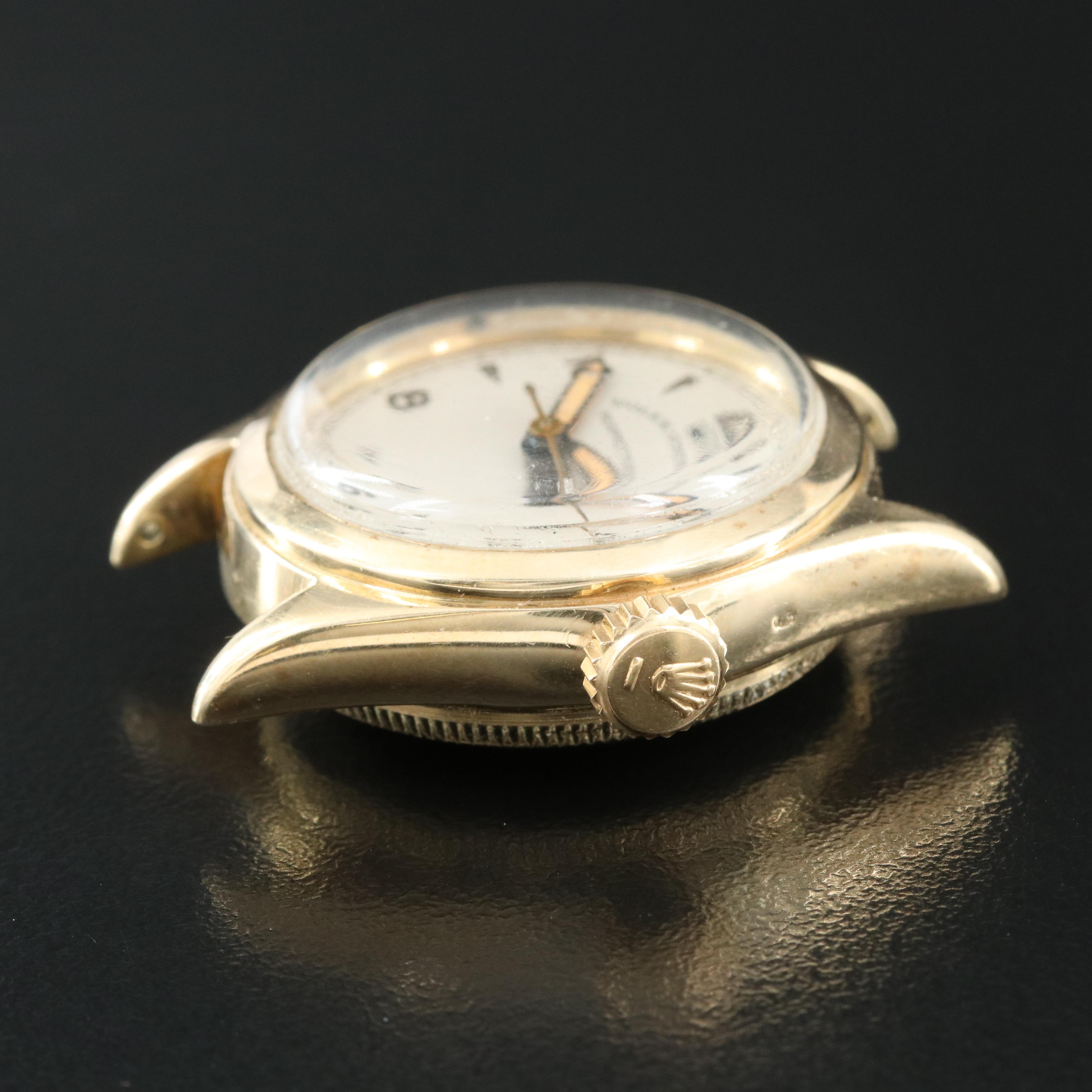 14K Vintage Rolex Bubbleback Watch