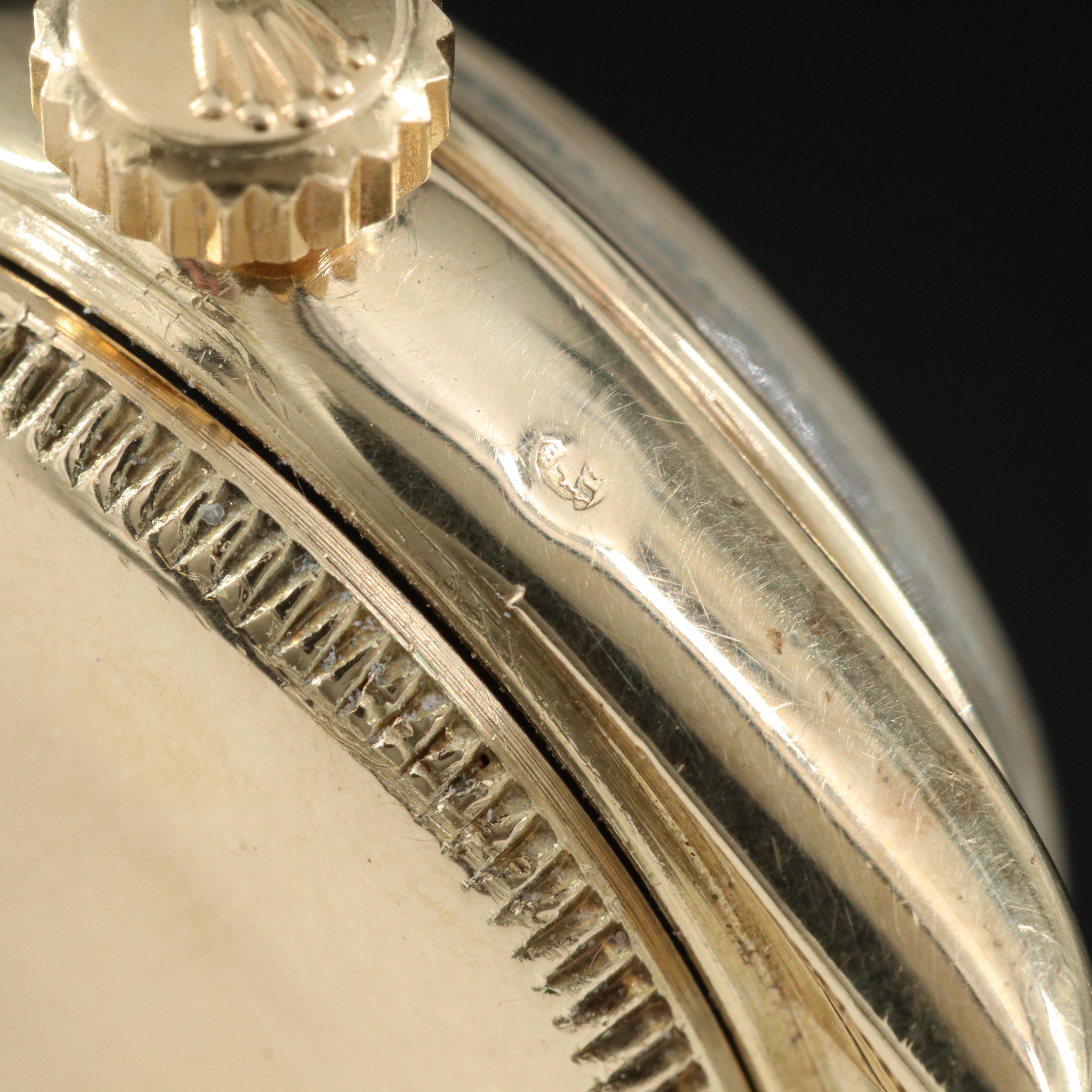 14K Vintage Rolex Bubbleback Watch