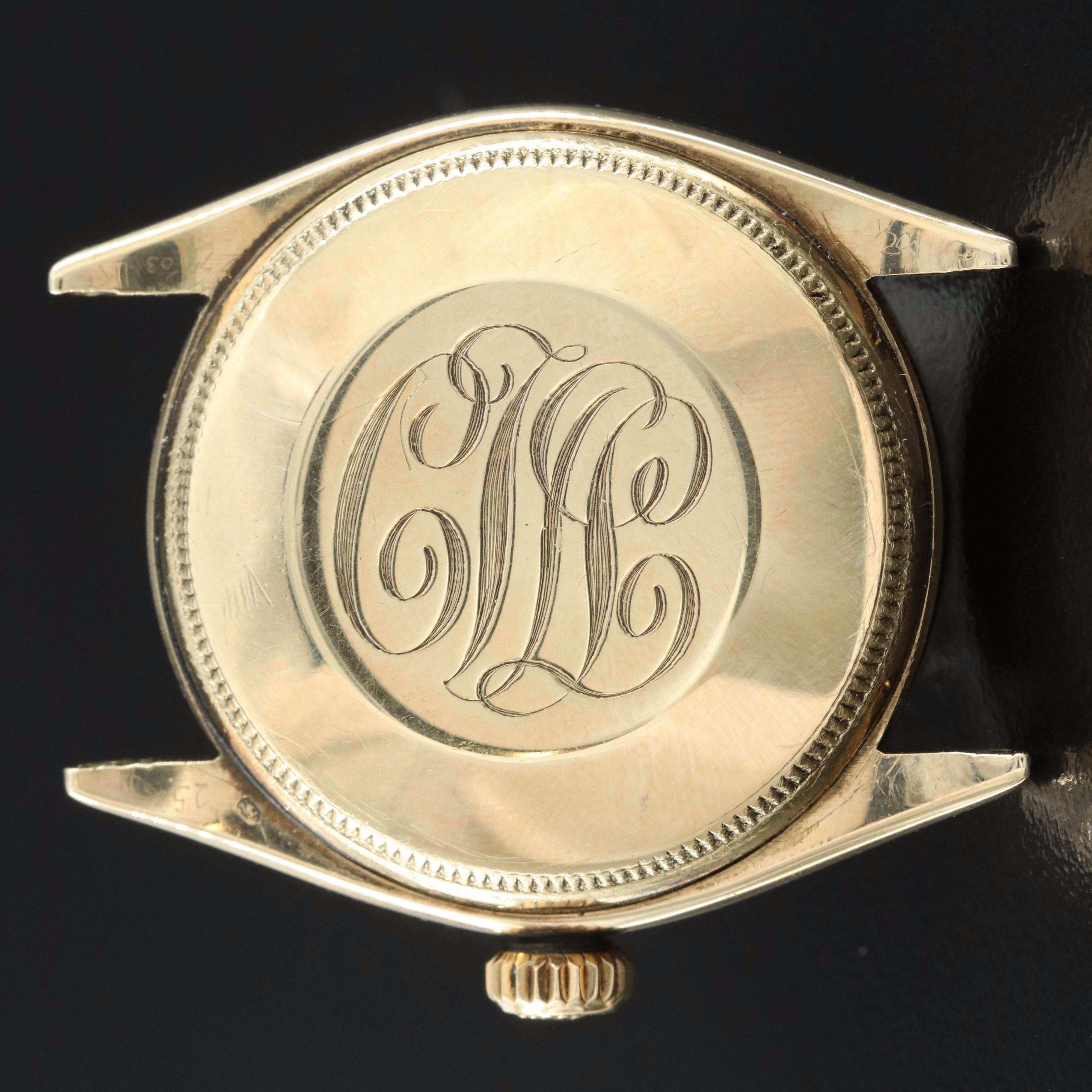 Vintage 14K Rolex Bubbleback Watch