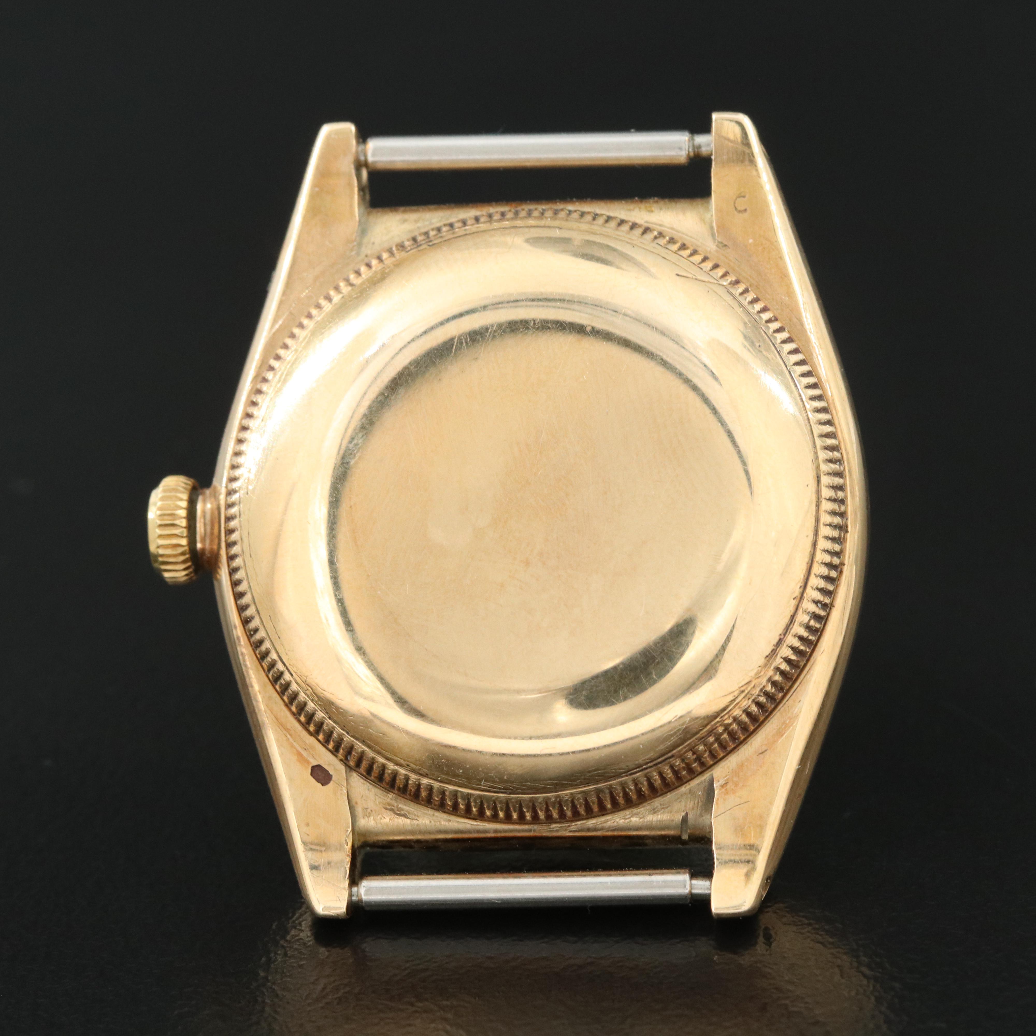 14K Rolex Oyster Perpetual Bubbleback Midsize Watch