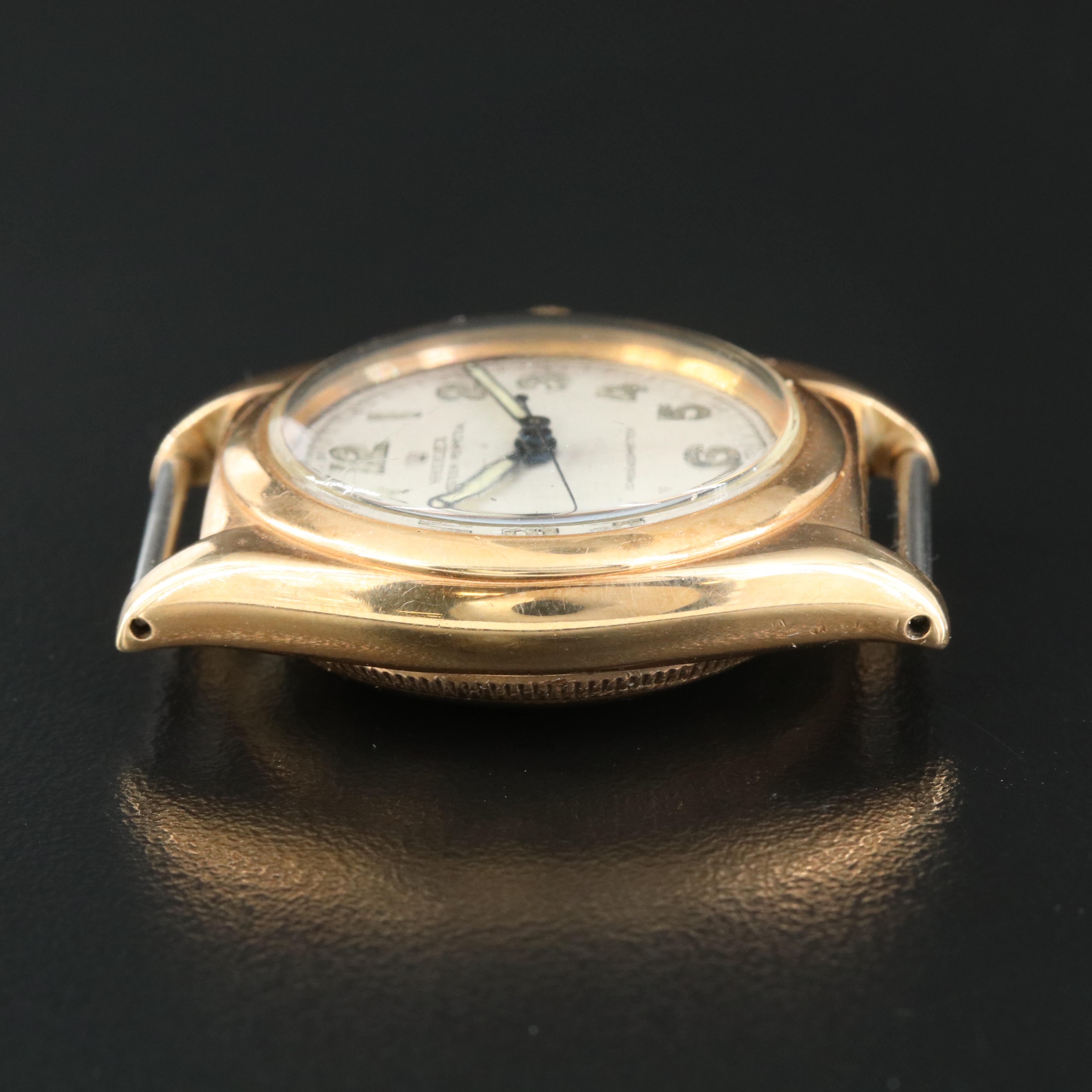 14K Rolex Oyster Perpetual Bubbleback Midsize Watch