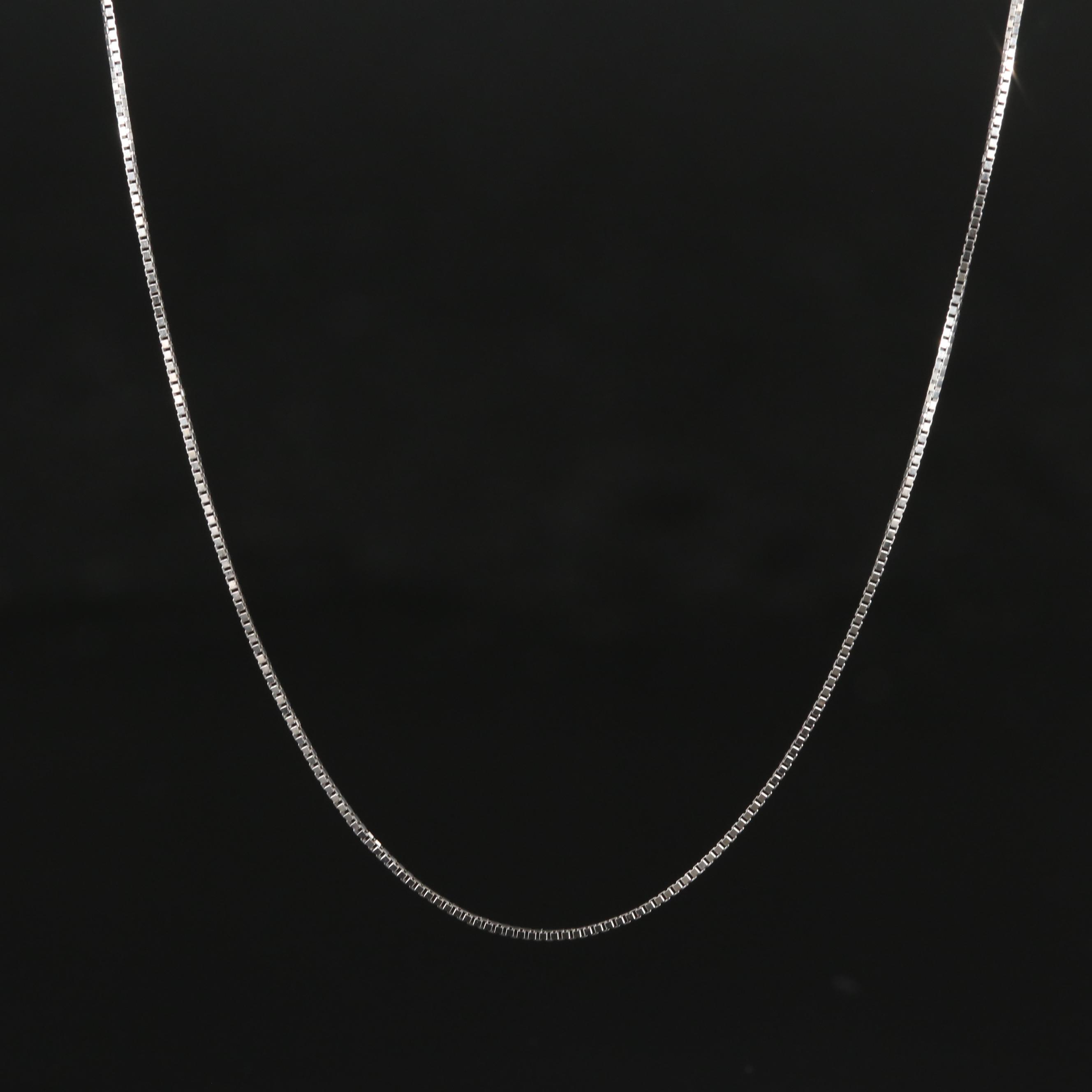 14K Box Chain Necklace