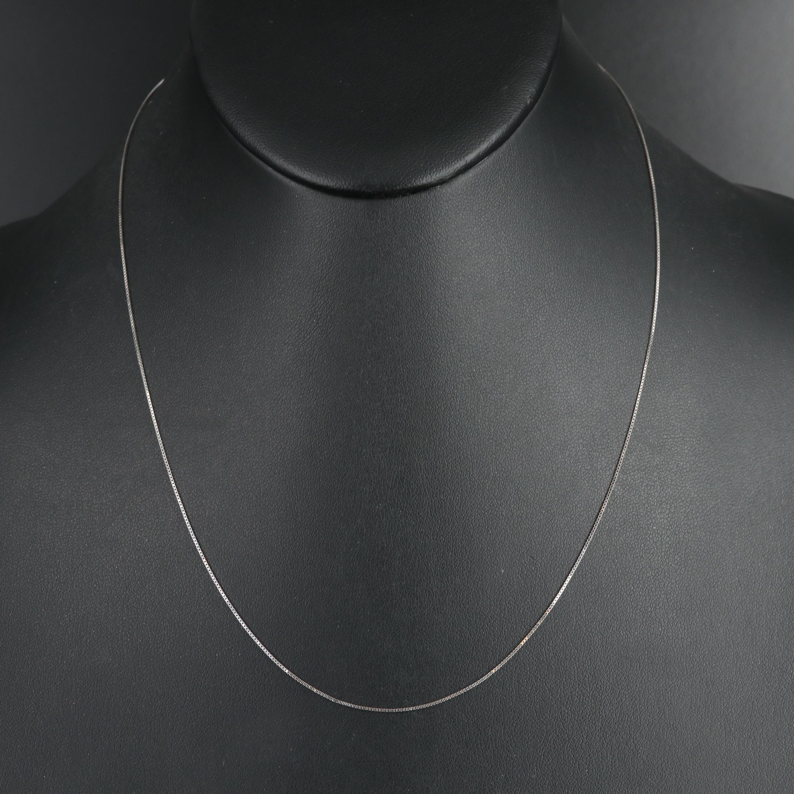 14K Box Chain Necklace