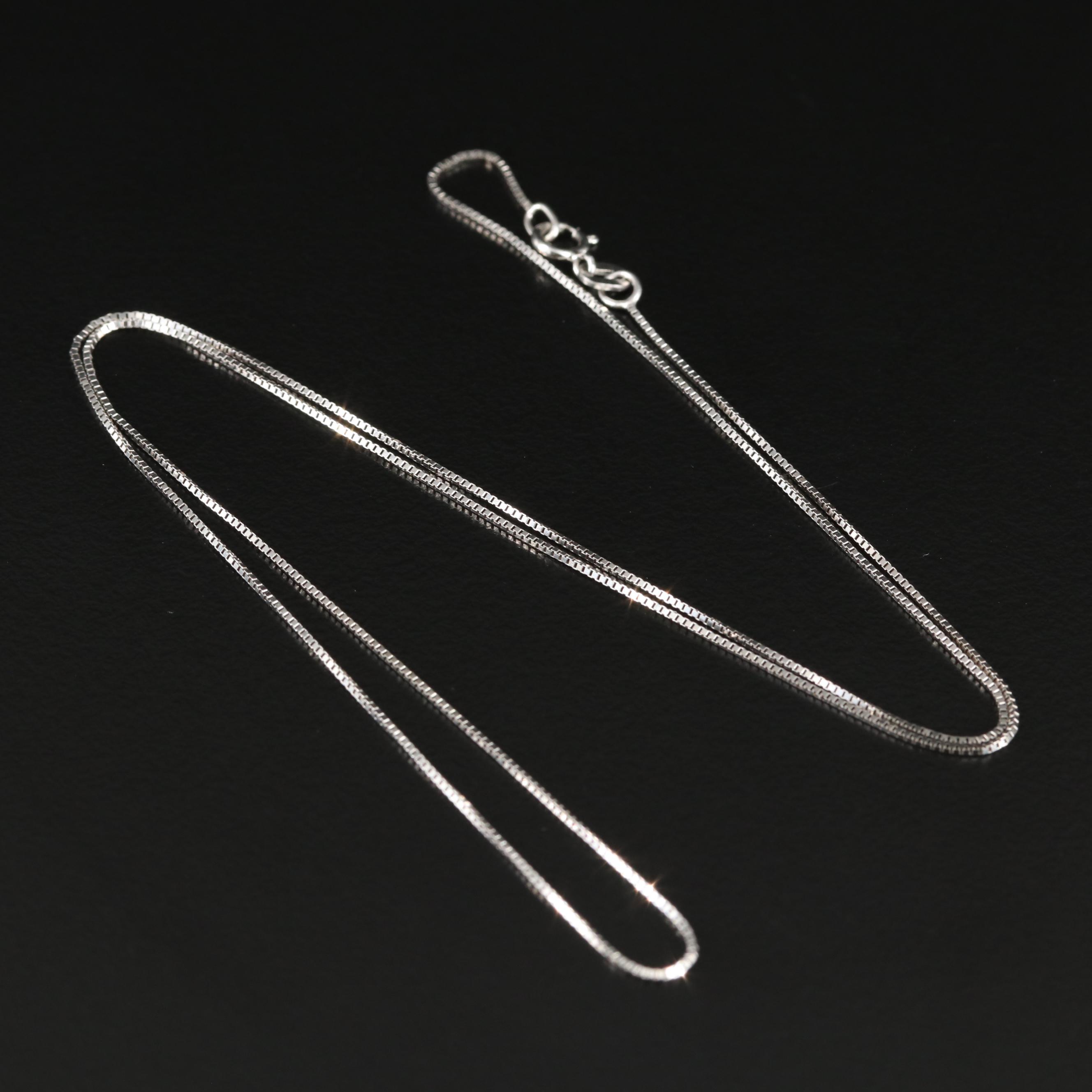 14K Box Chain Necklace