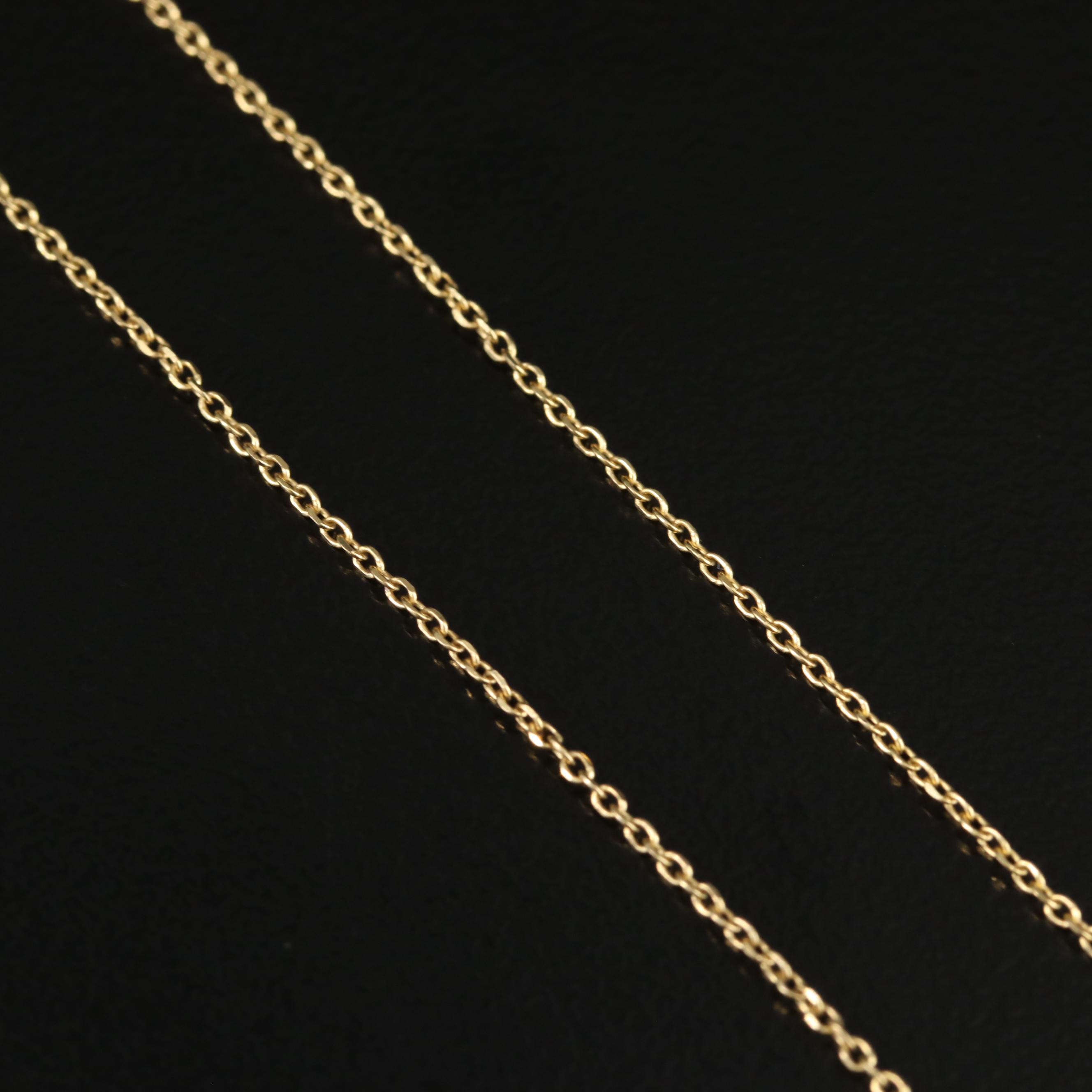 14K Cable Chain Necklace