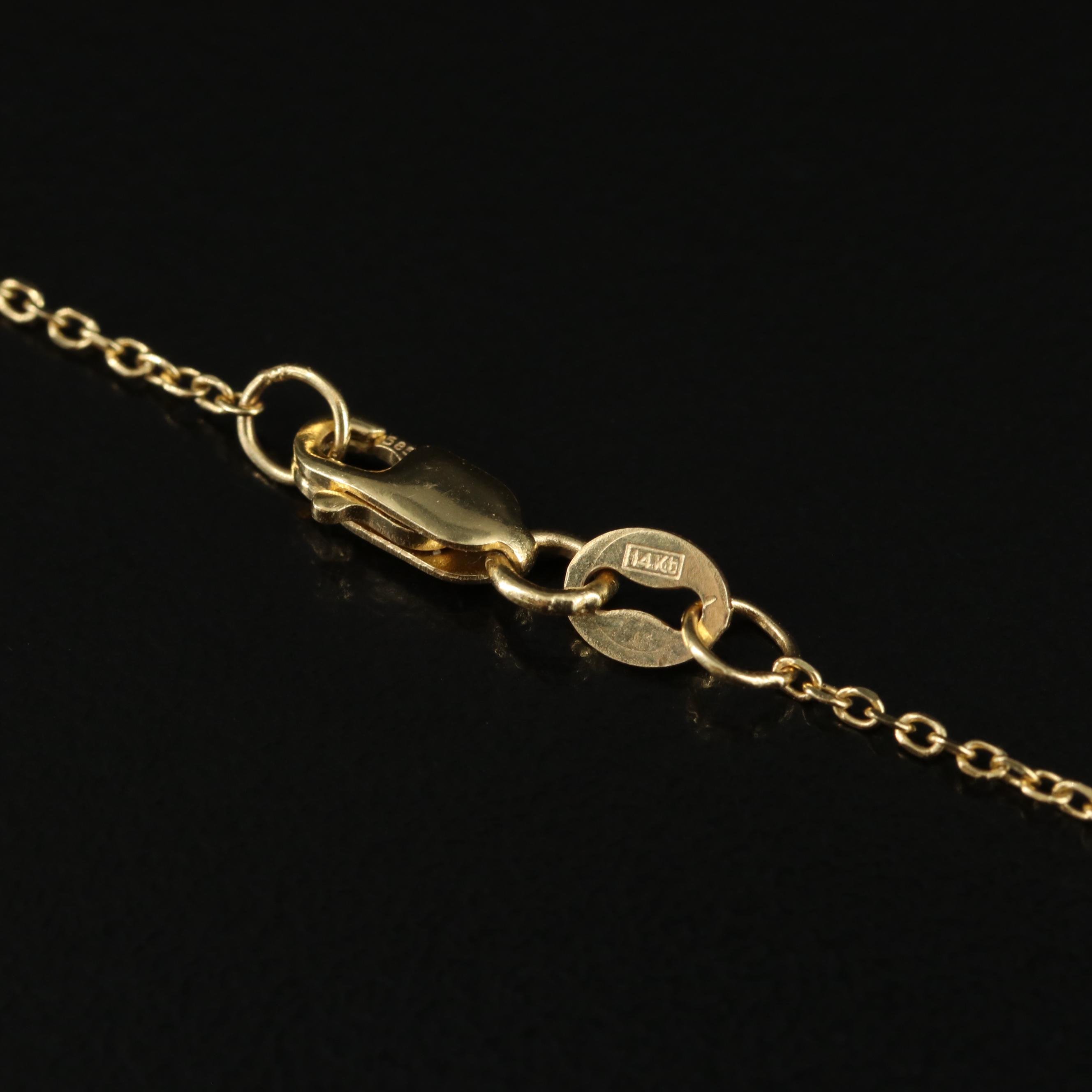 14K Cable Chain Necklace