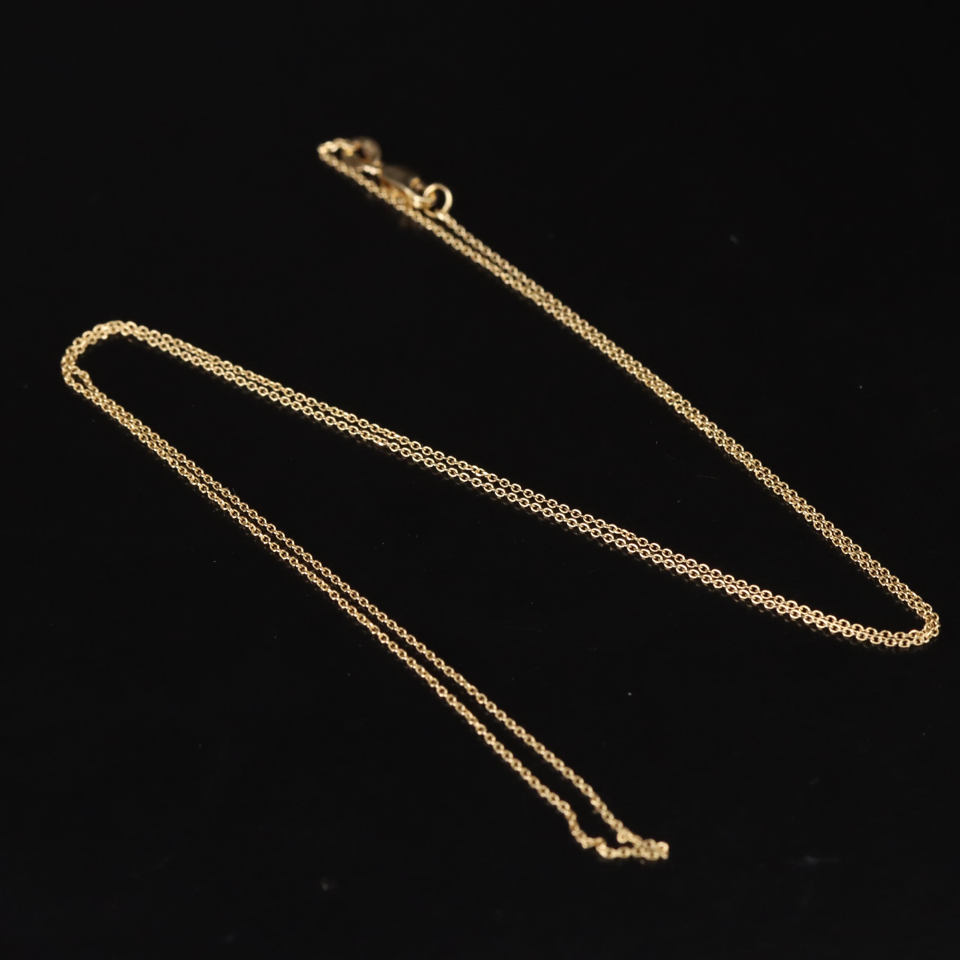 14K Cable Chain Necklace