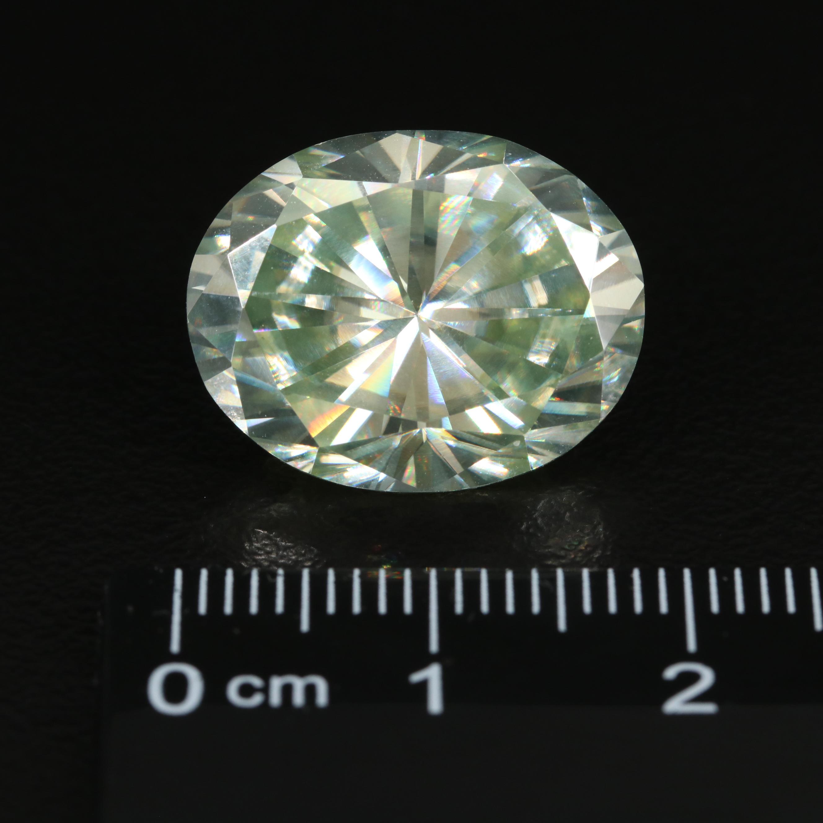 Loose 15.50 CT Moissanite