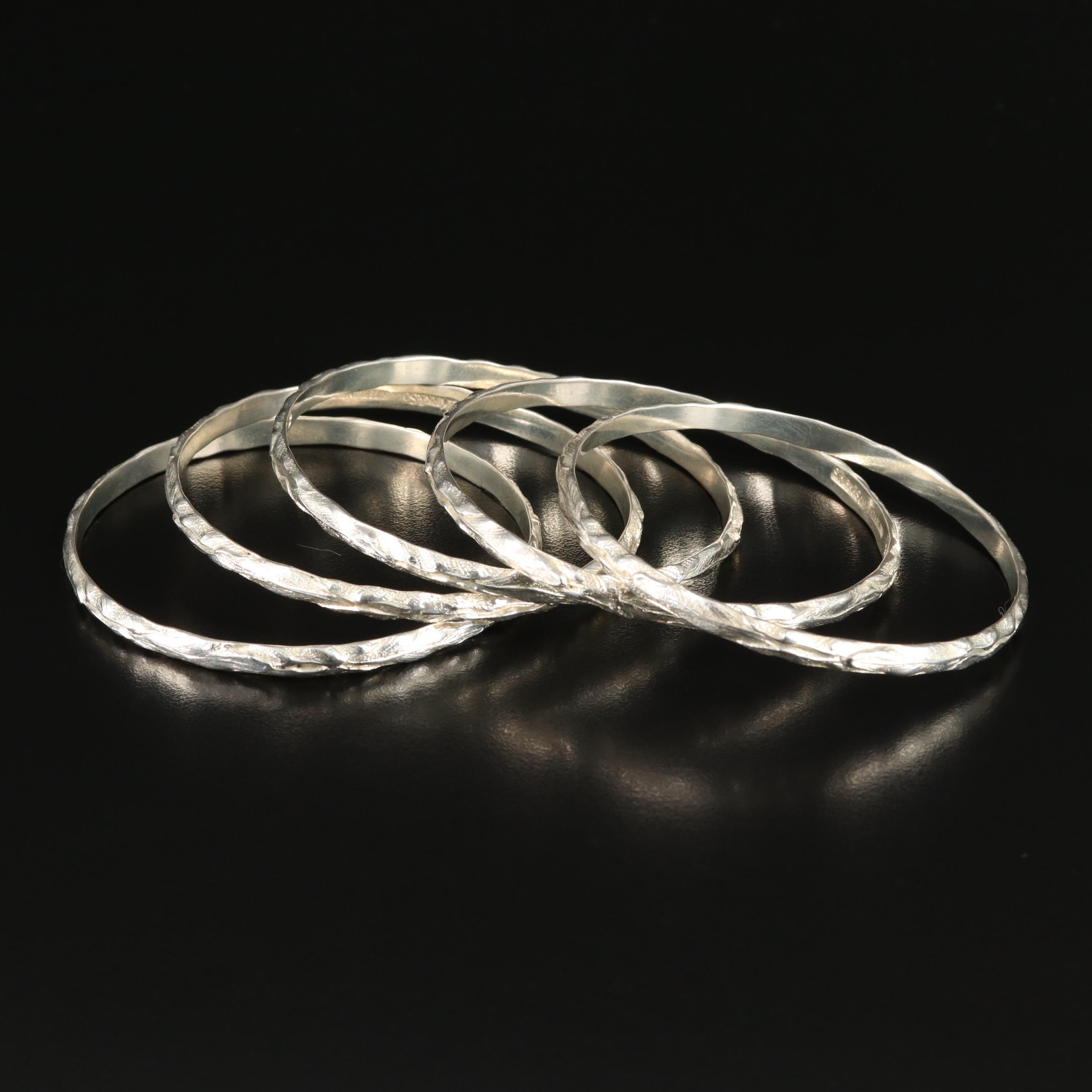 S. Kirk & Son Sterling Stacking Bracelets