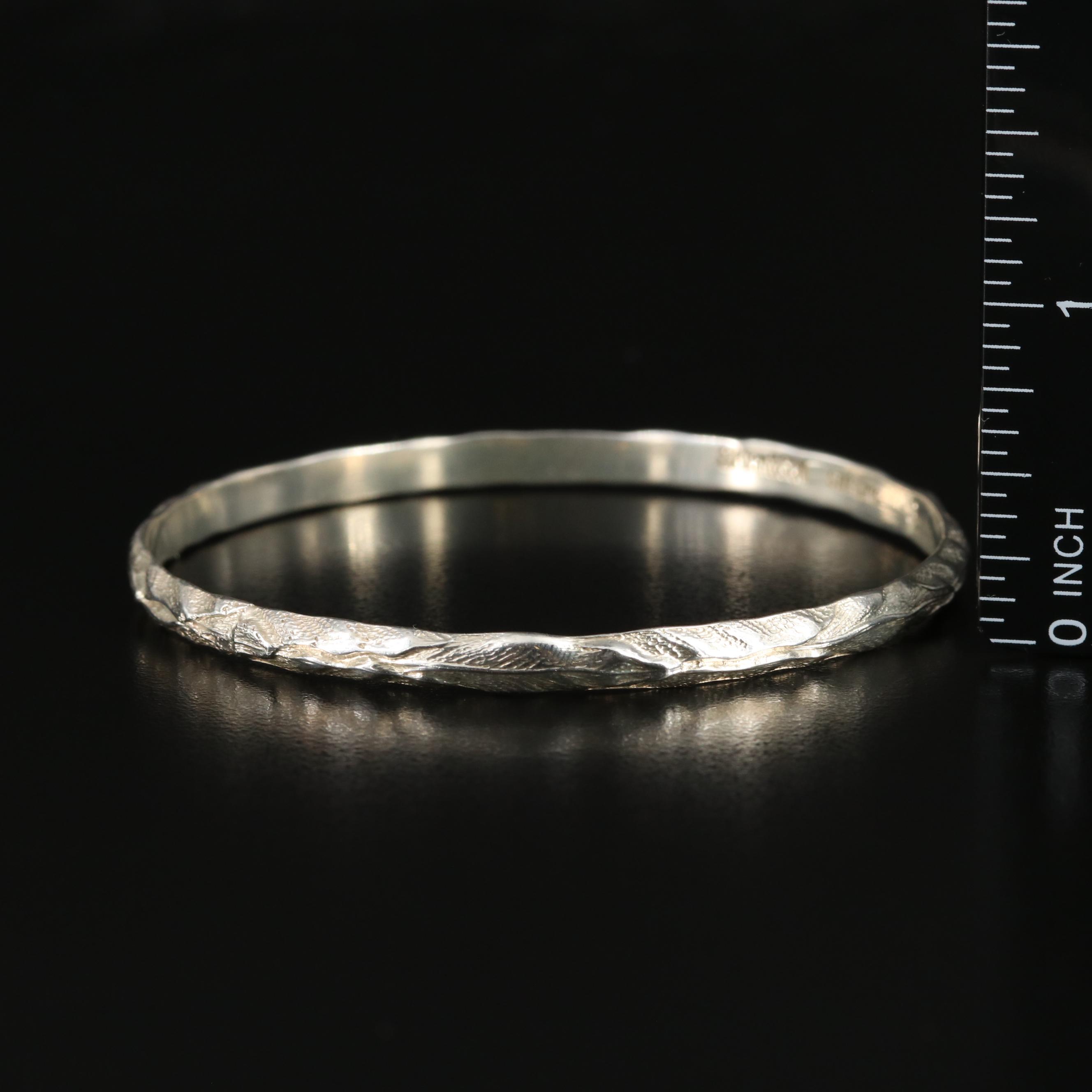 S. Kirk & Son Sterling Stacking Bracelets